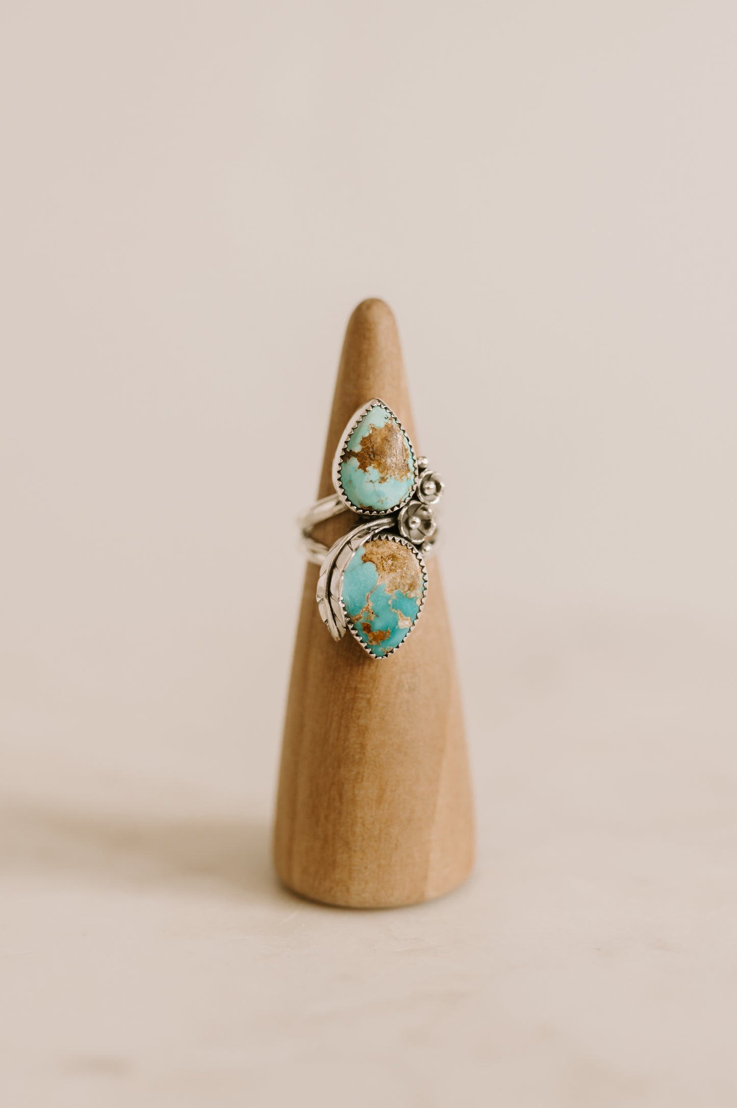 Palomino Turquoise Ring- Size 8.5
