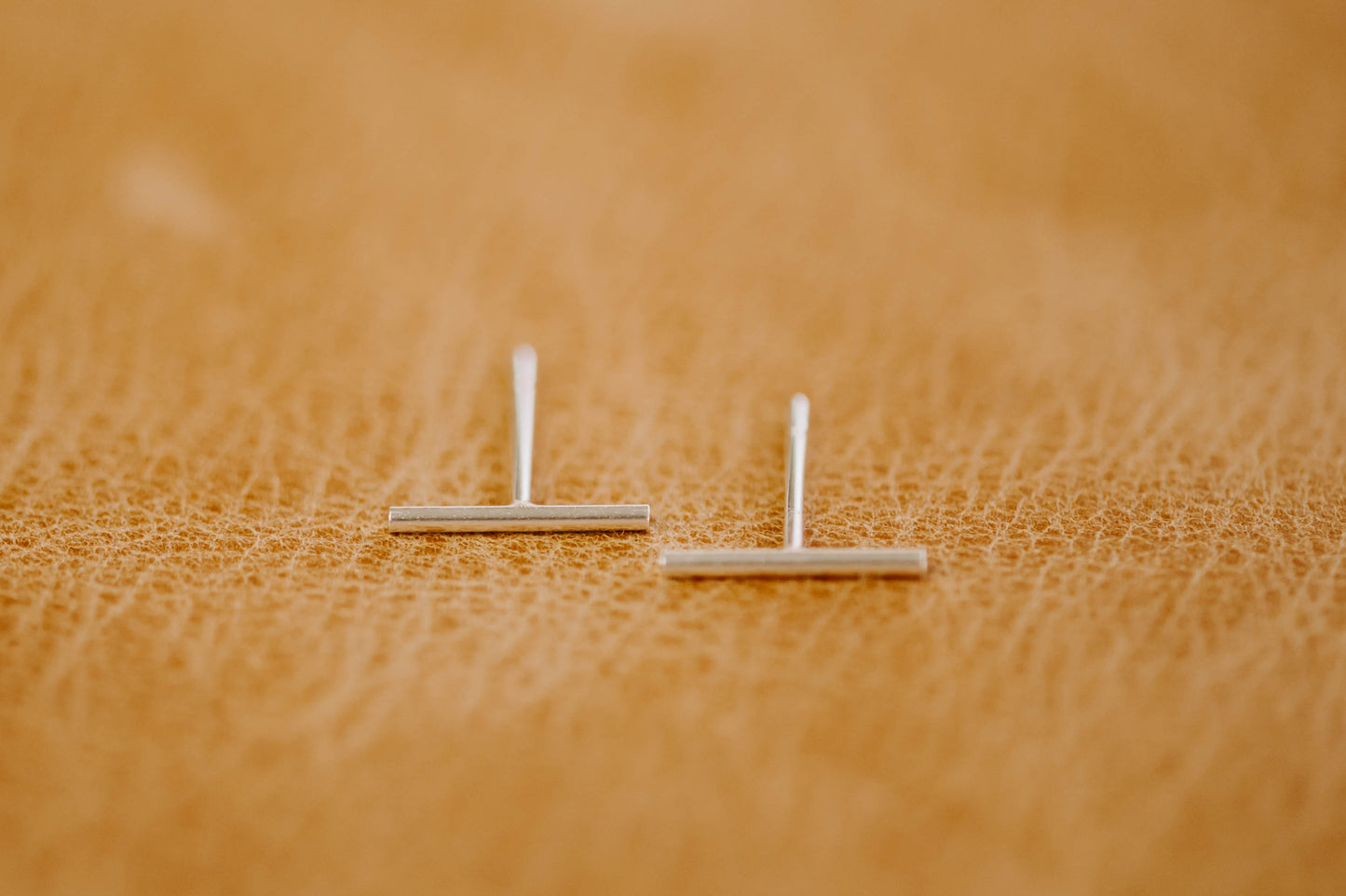 Bar Stud Earrings