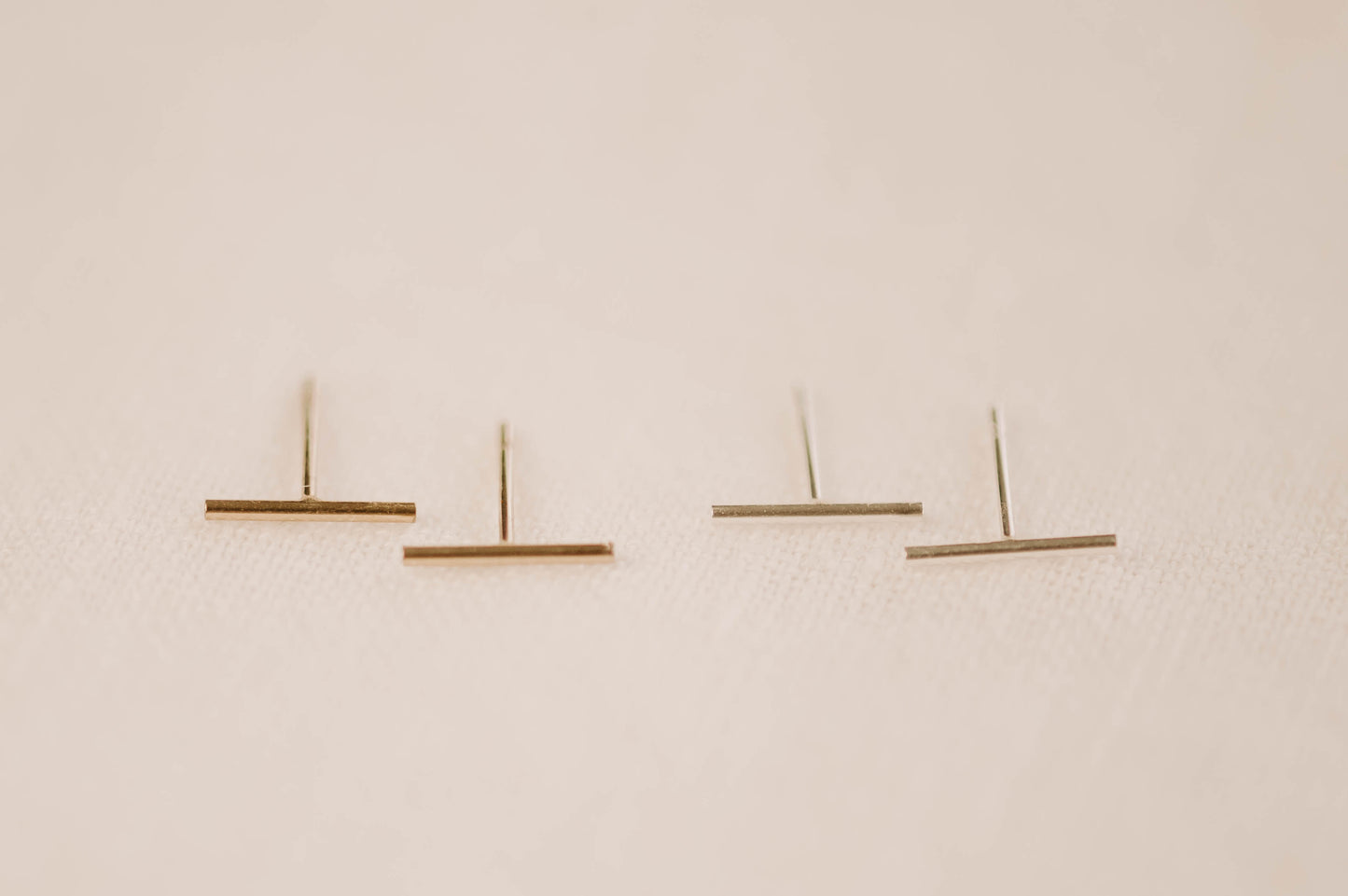 Bar Stud Earrings