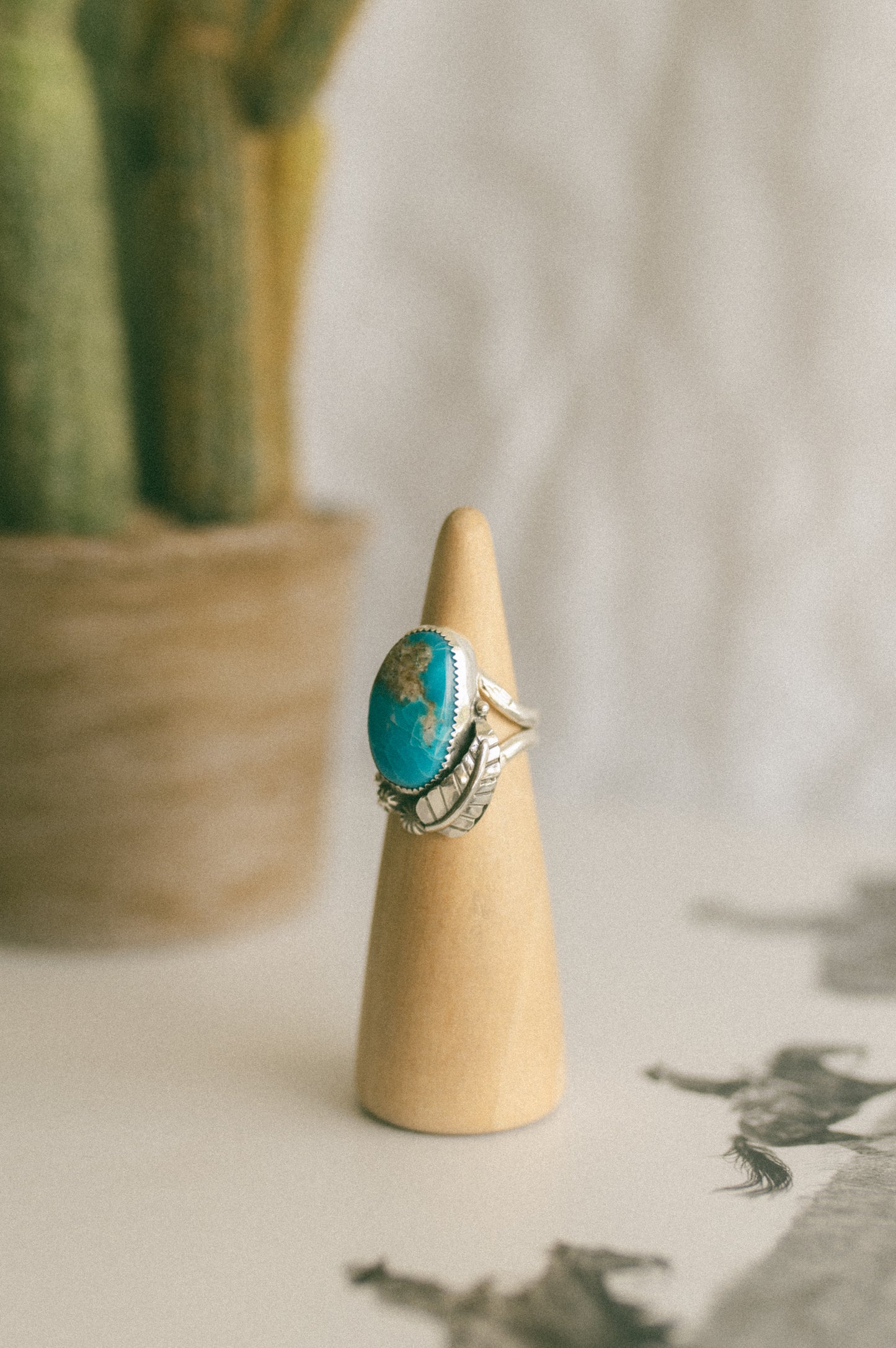 Kingman Turquoise Ring - Size 7
