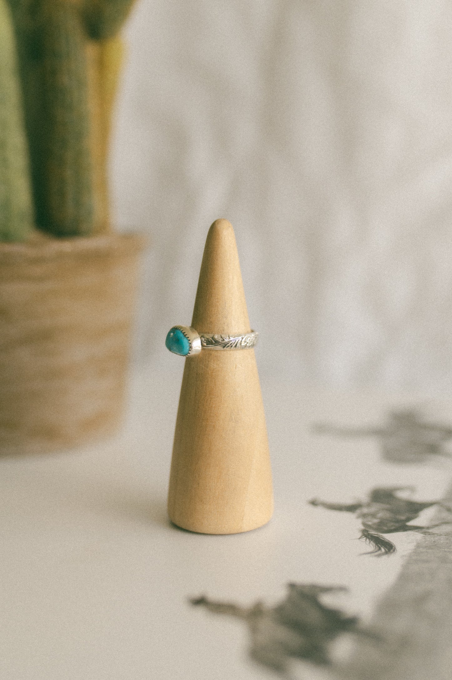 Kingman Turquoise Ring - Size 8