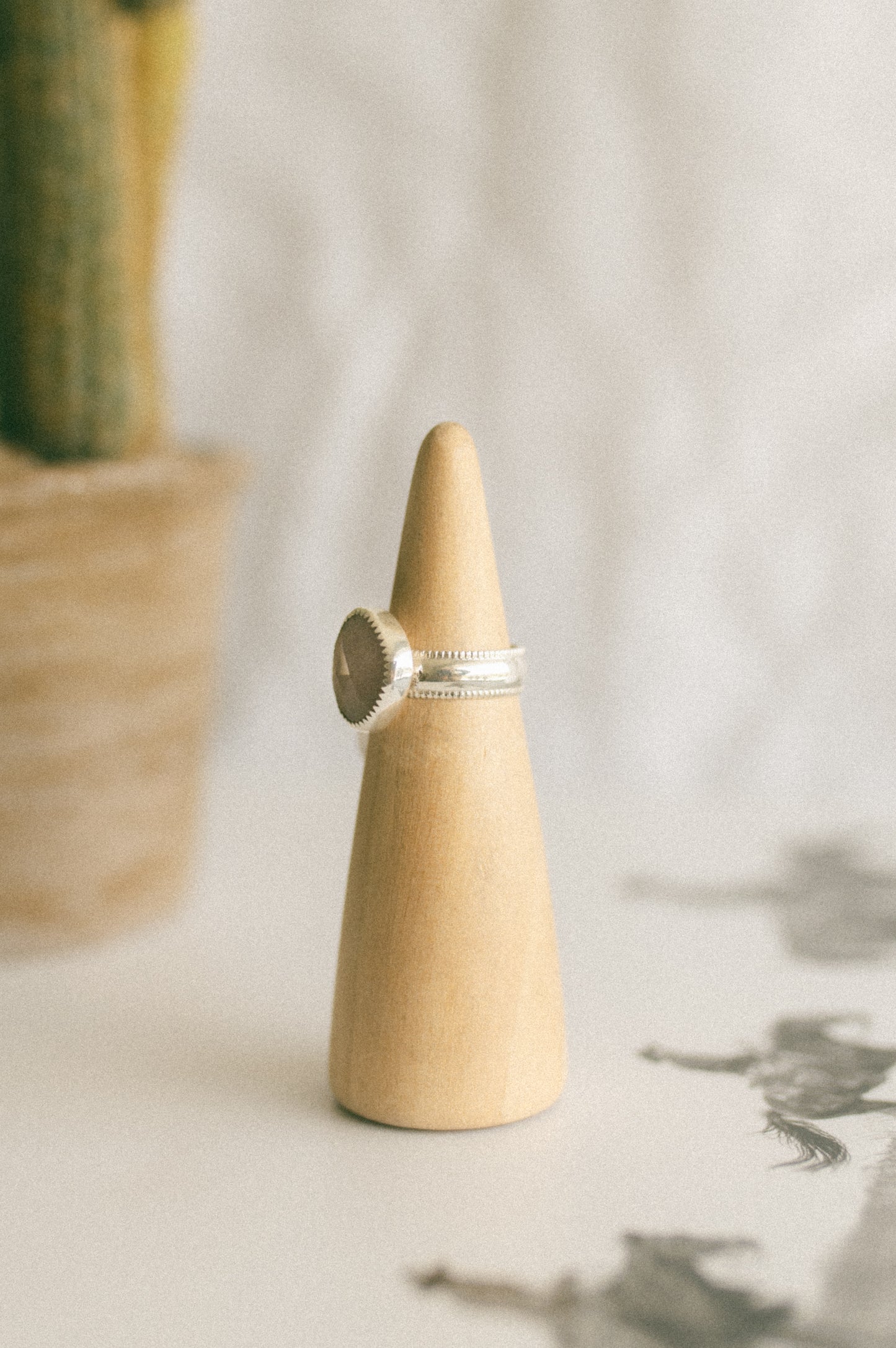 Smoky Quartz Ring - Size 7