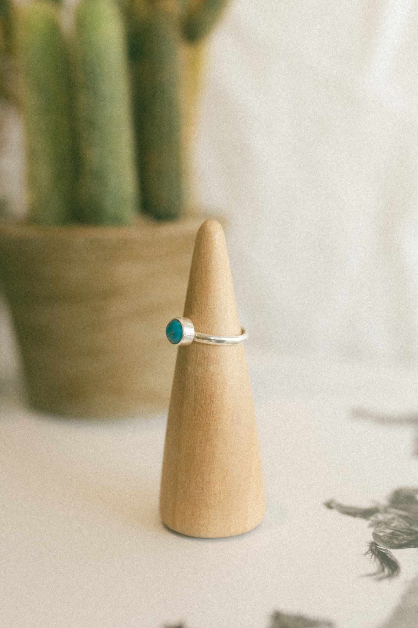 Kingman Turquoise Ring - Size 6.5