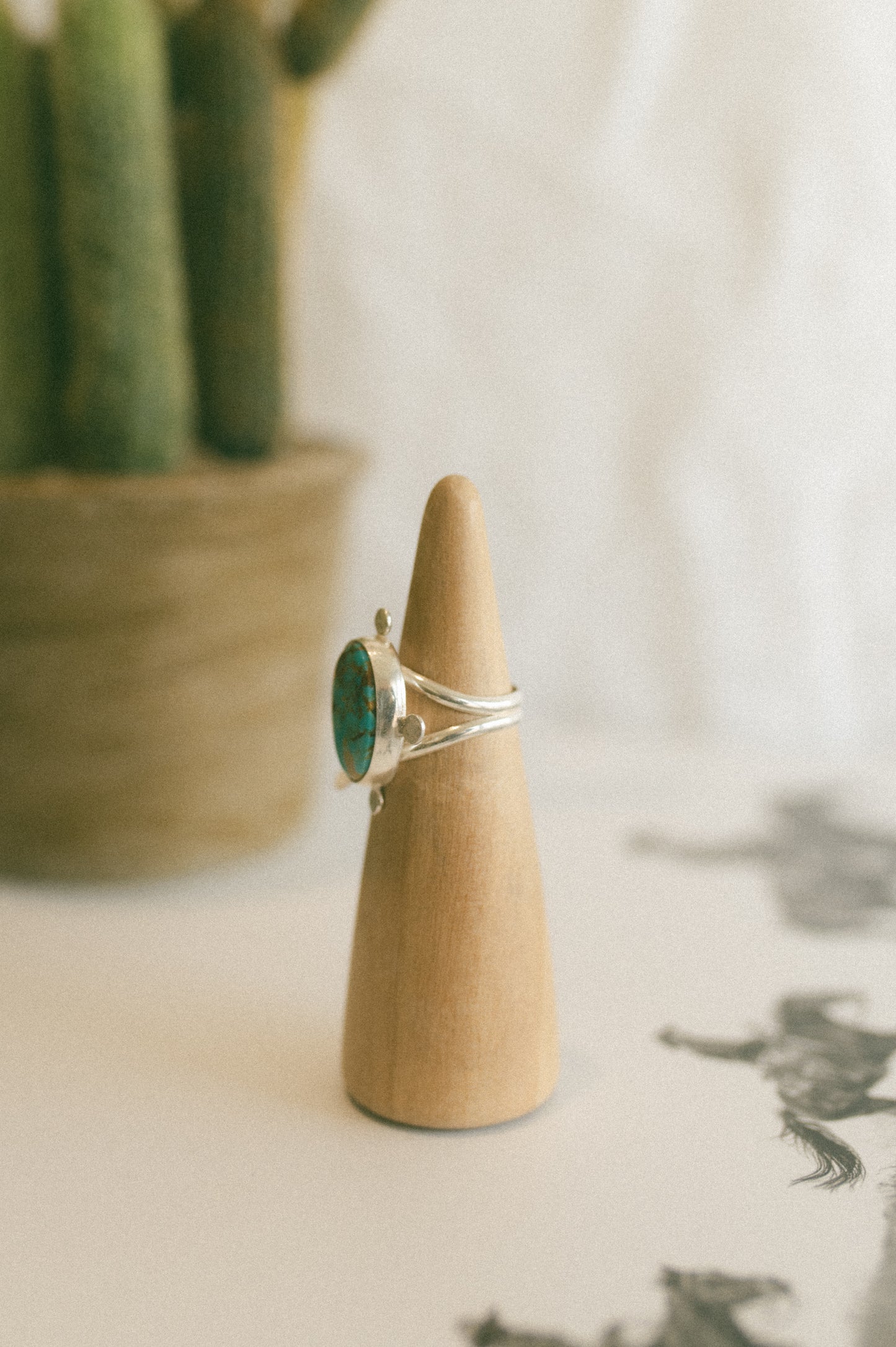 Turquoise Mountain Turquoise Ring - Size 7