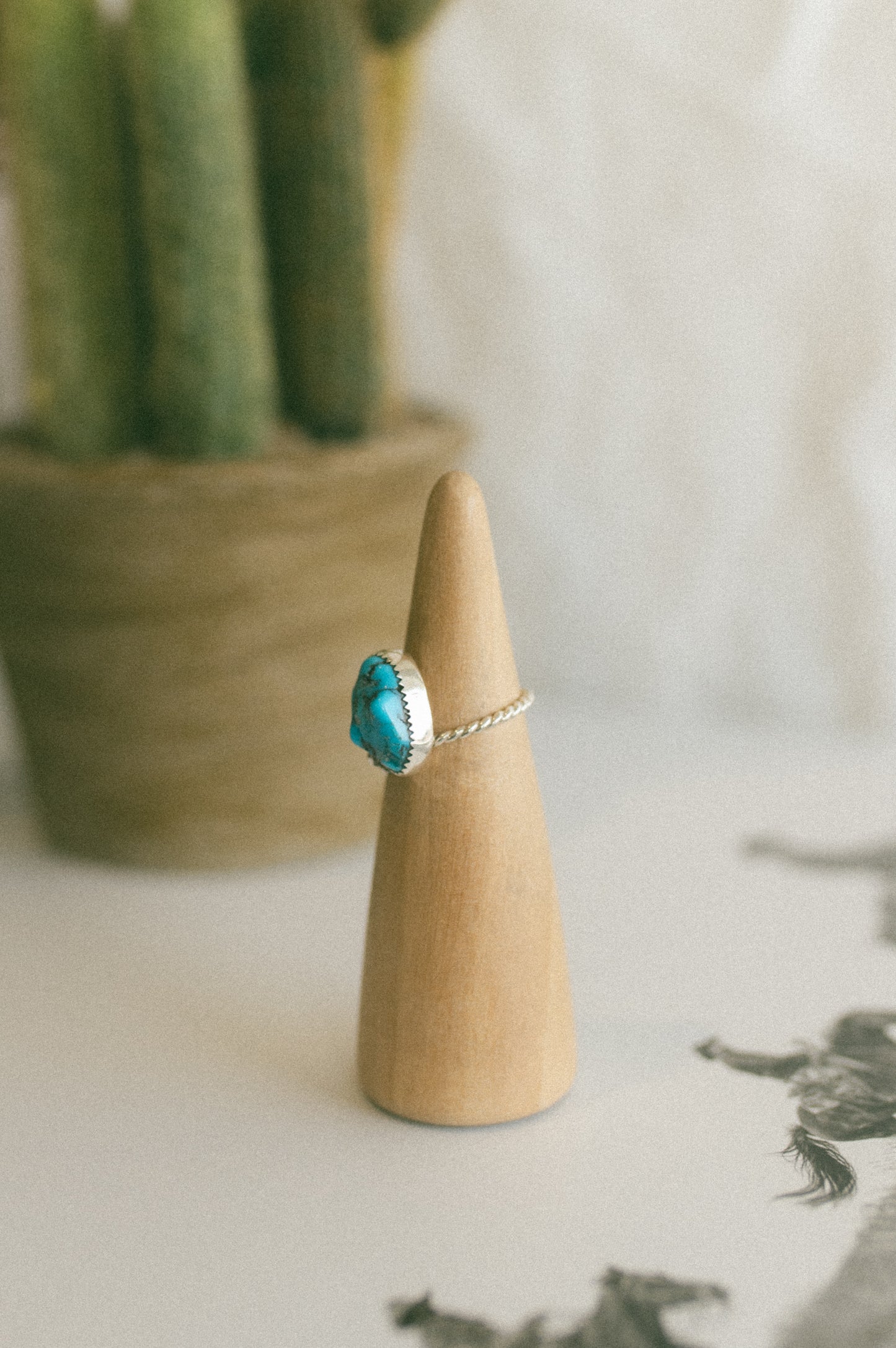 Kingman Turquoise Ring - Size 7