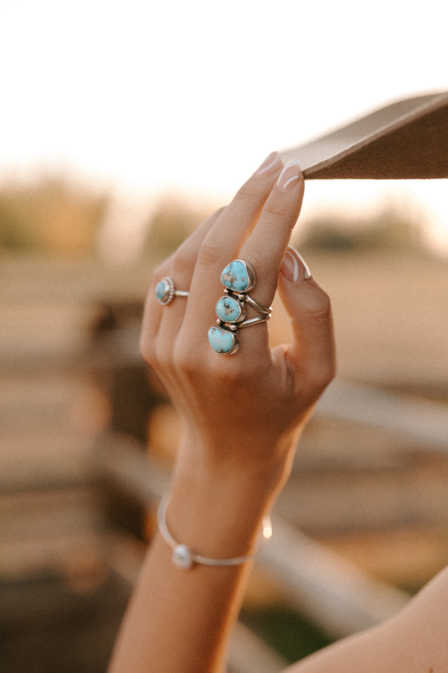 Kingman Turquoise Ring - Size 6.5