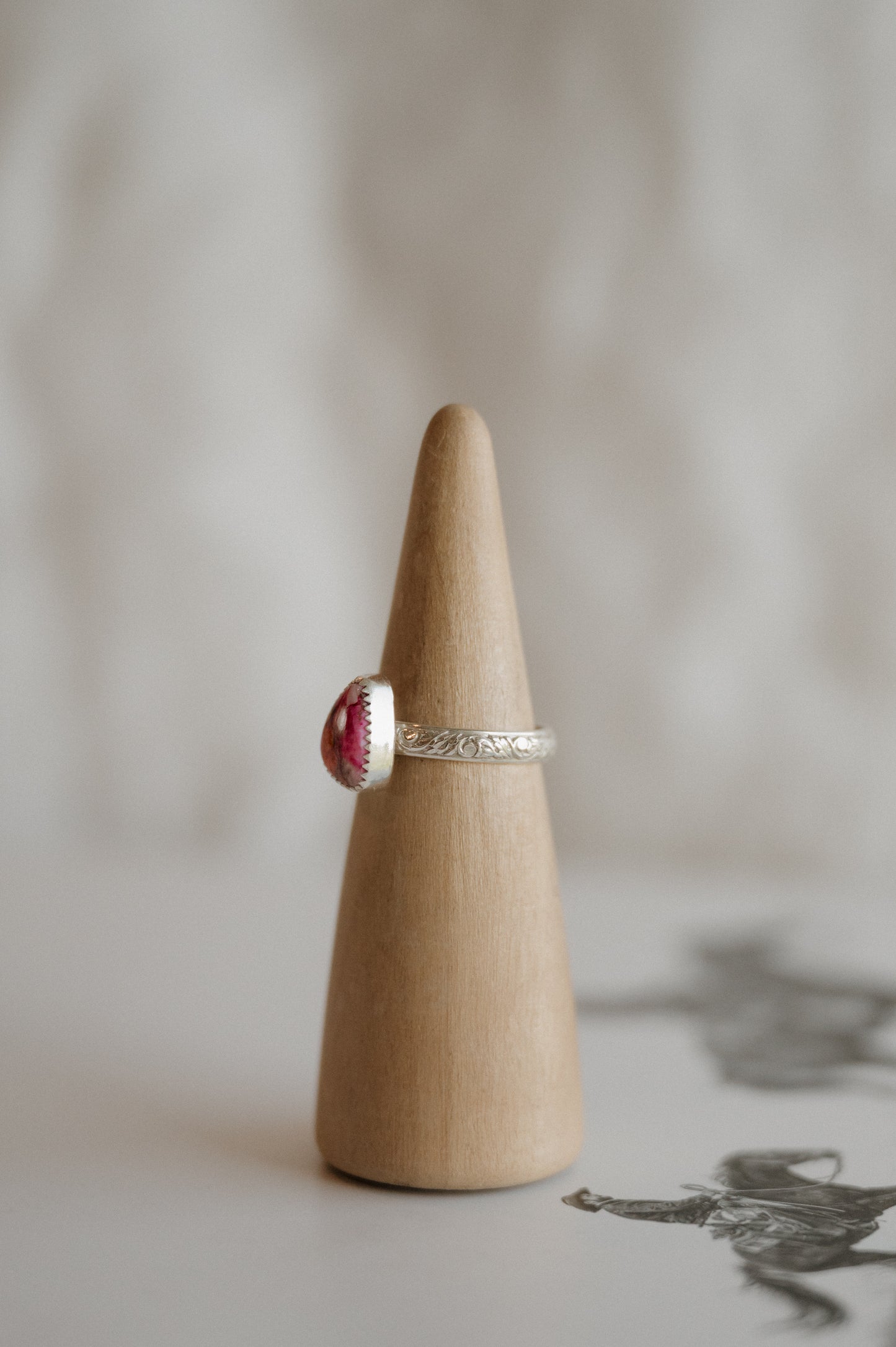 Pink Dahlia Mohave Ring - Size 9