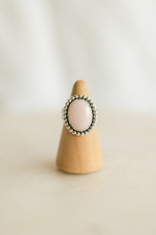 Pink Opal Ring - Size 6