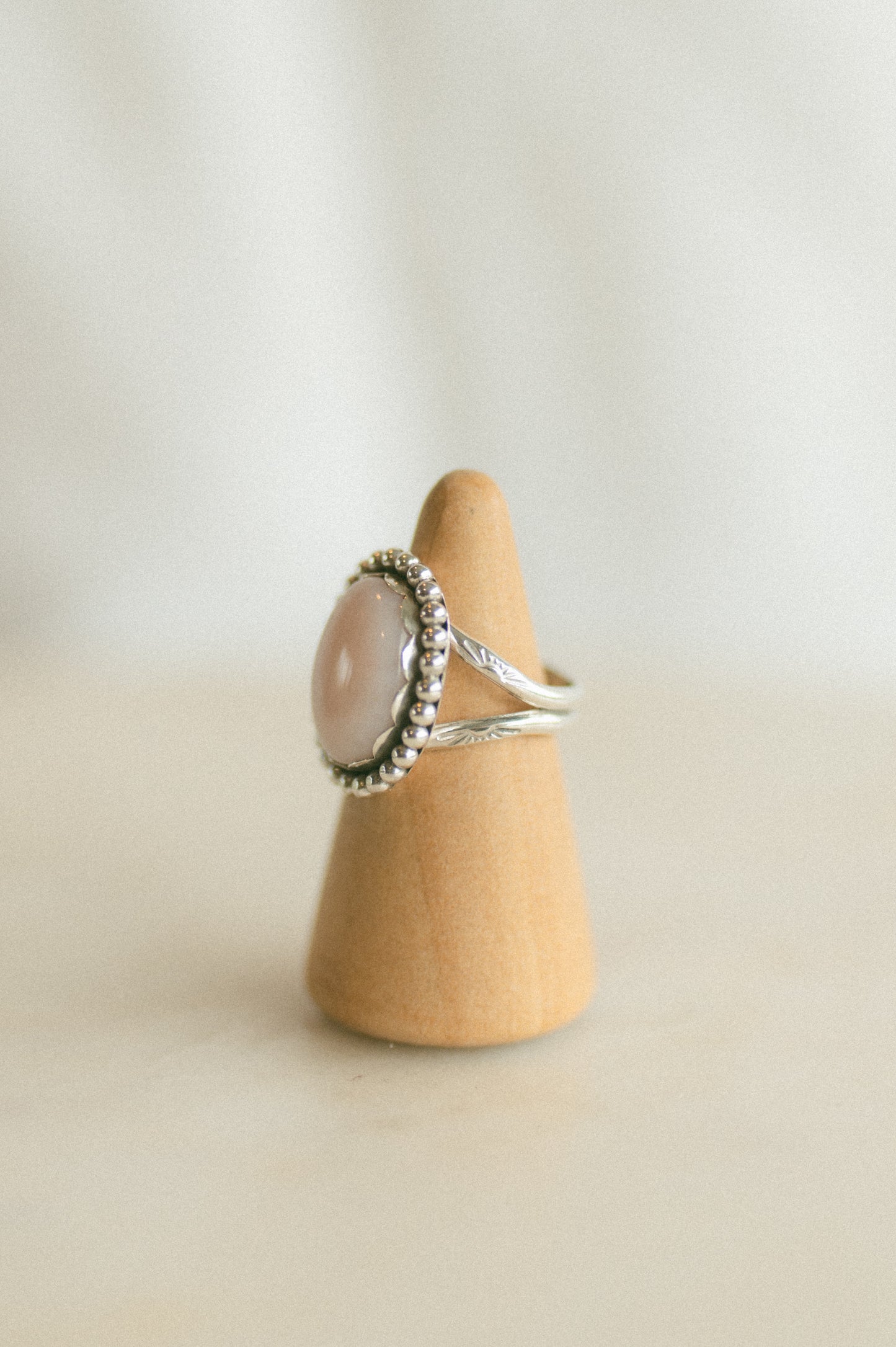 Pink Opal Ring - Size 6