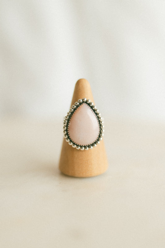 Pink Opal Ring - Size 8
