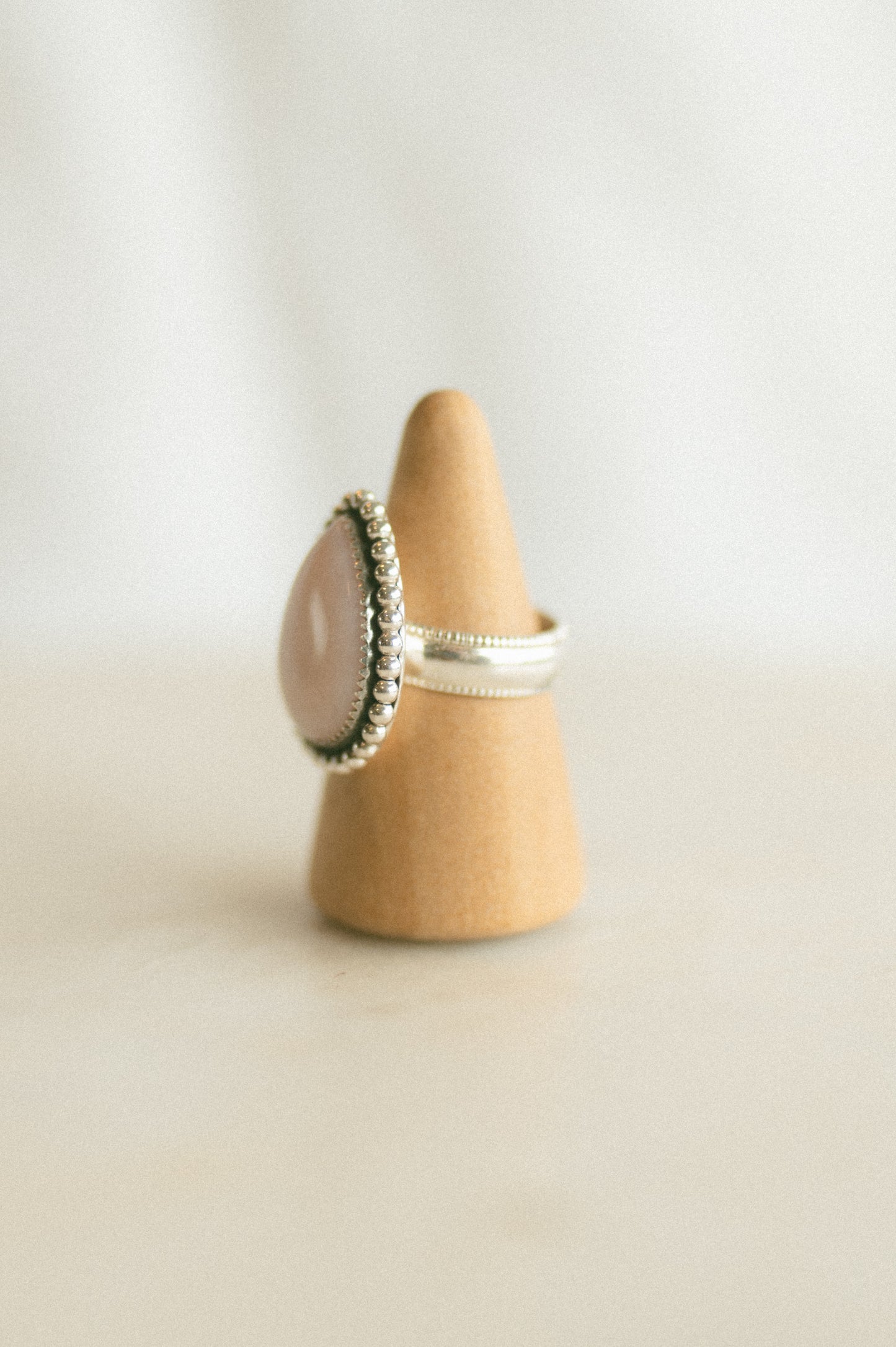 Pink Opal Ring - Size 8