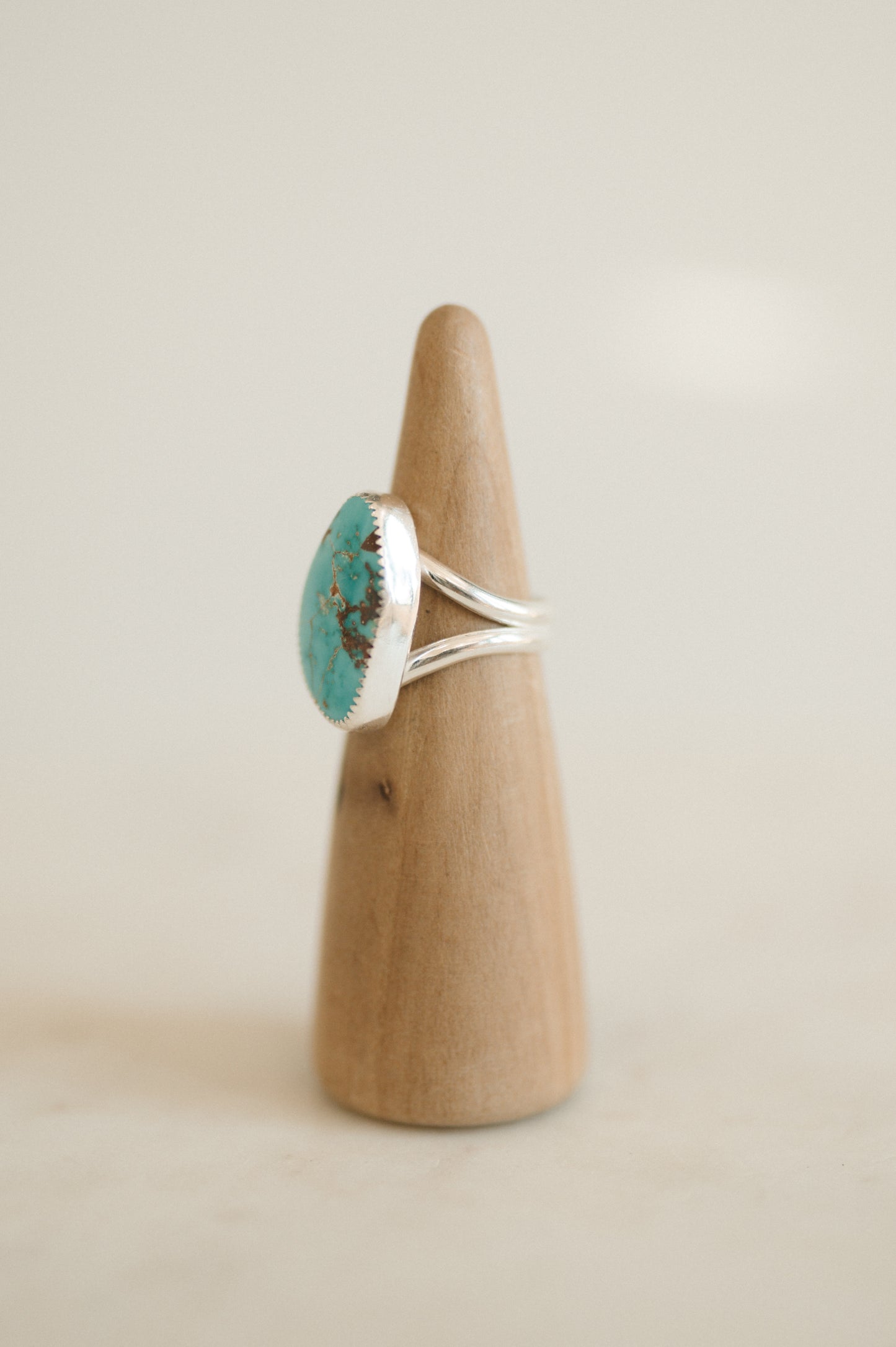 Pilot Mountain Turquoise Ring - Size 8