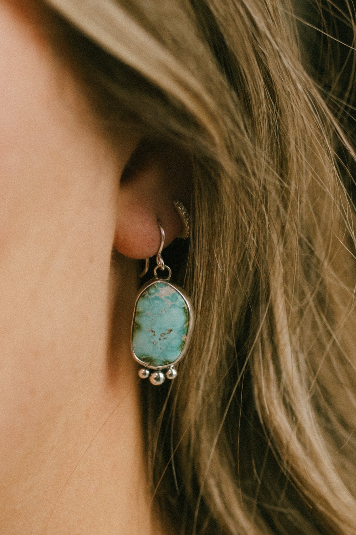 Sonoran Gold Turquoise Earrings