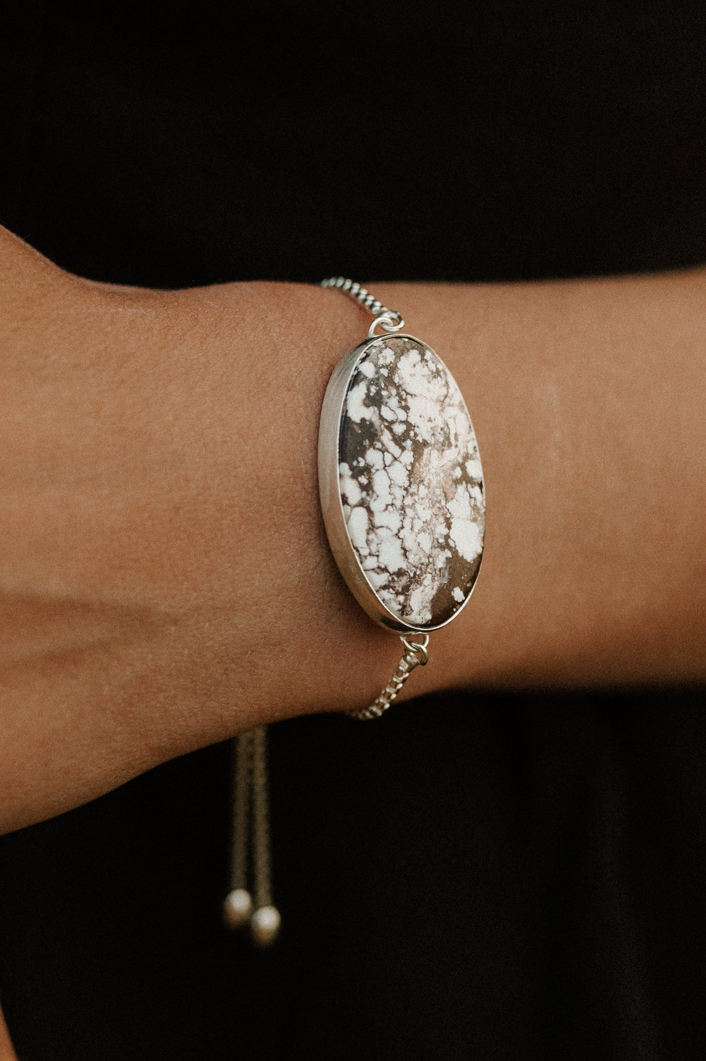 Wild Horse Magnesite Adjustable Bracelet