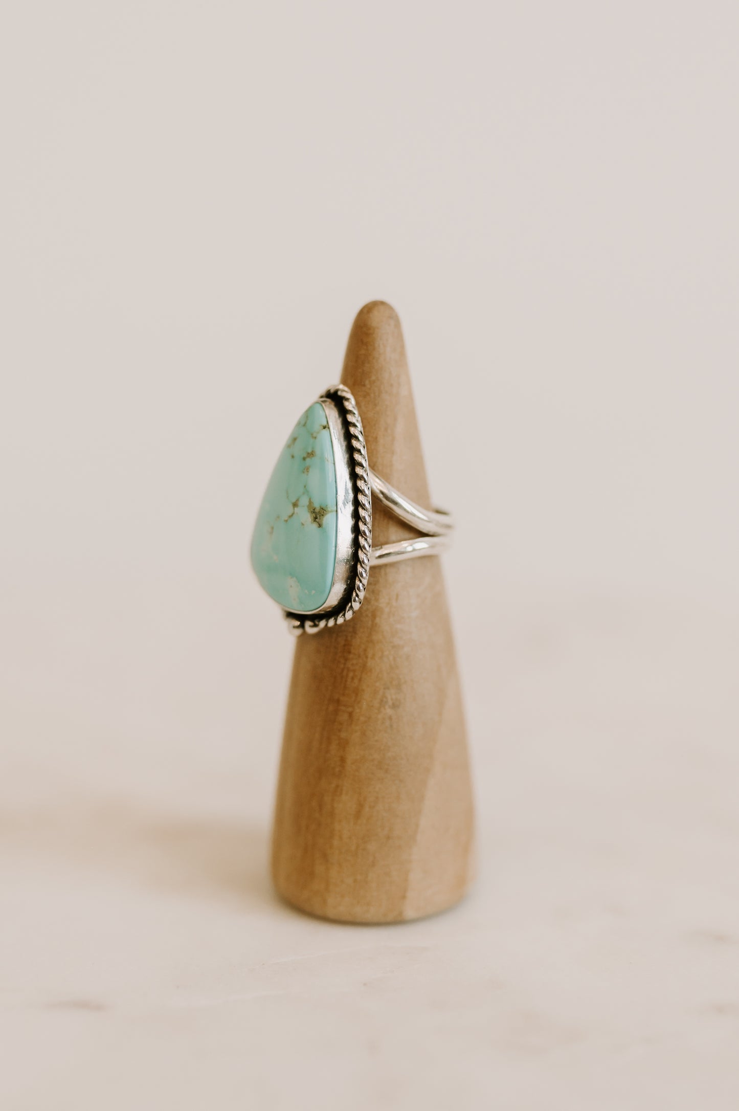 Number 8 Turquoise Ring - Size 8