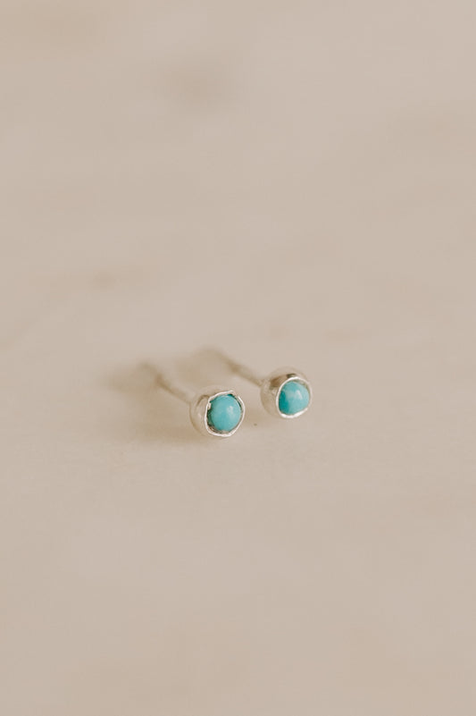 Campitos Turquoise Mini Stud Earrings
