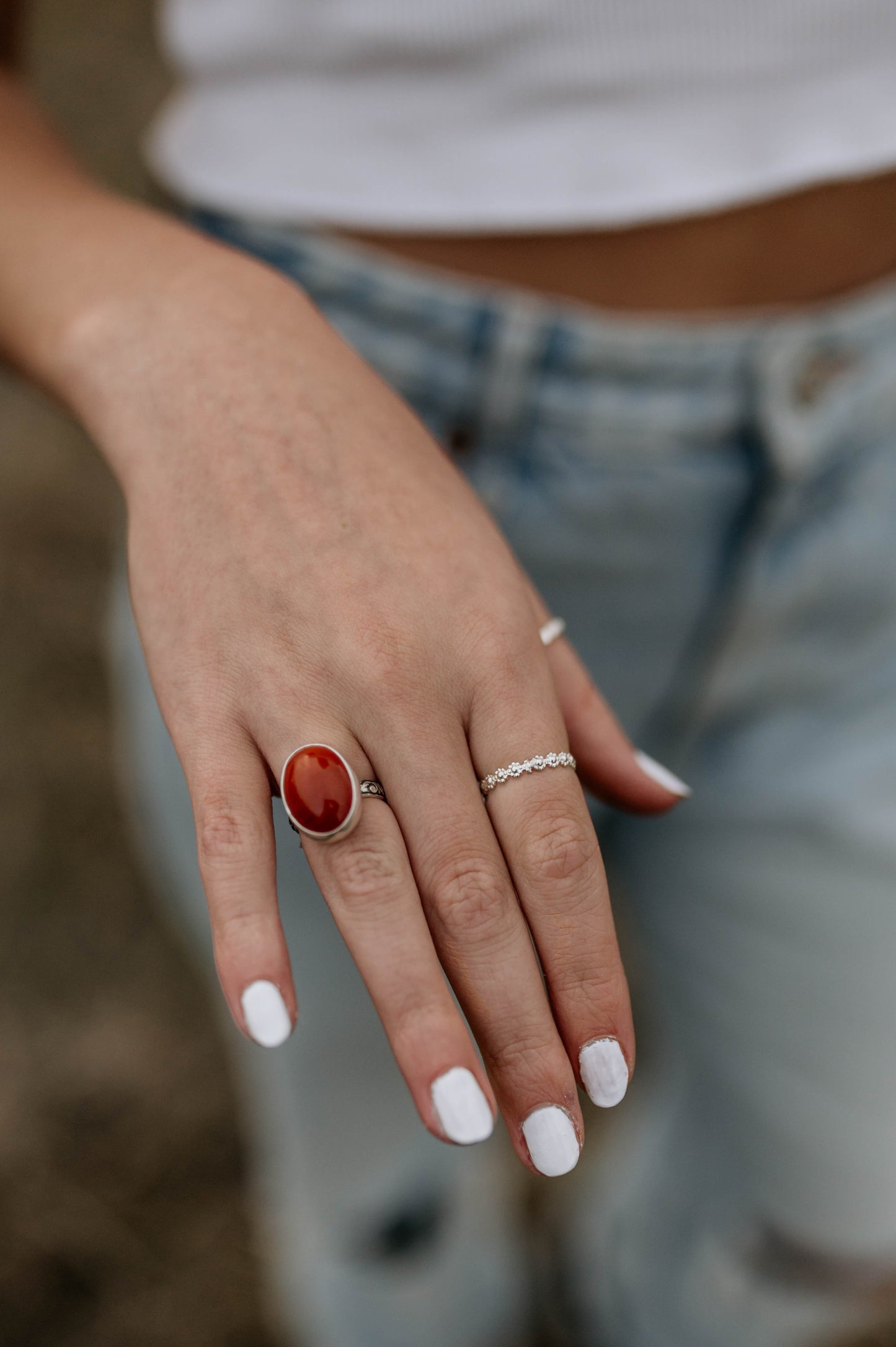 Flower Stacking Ring