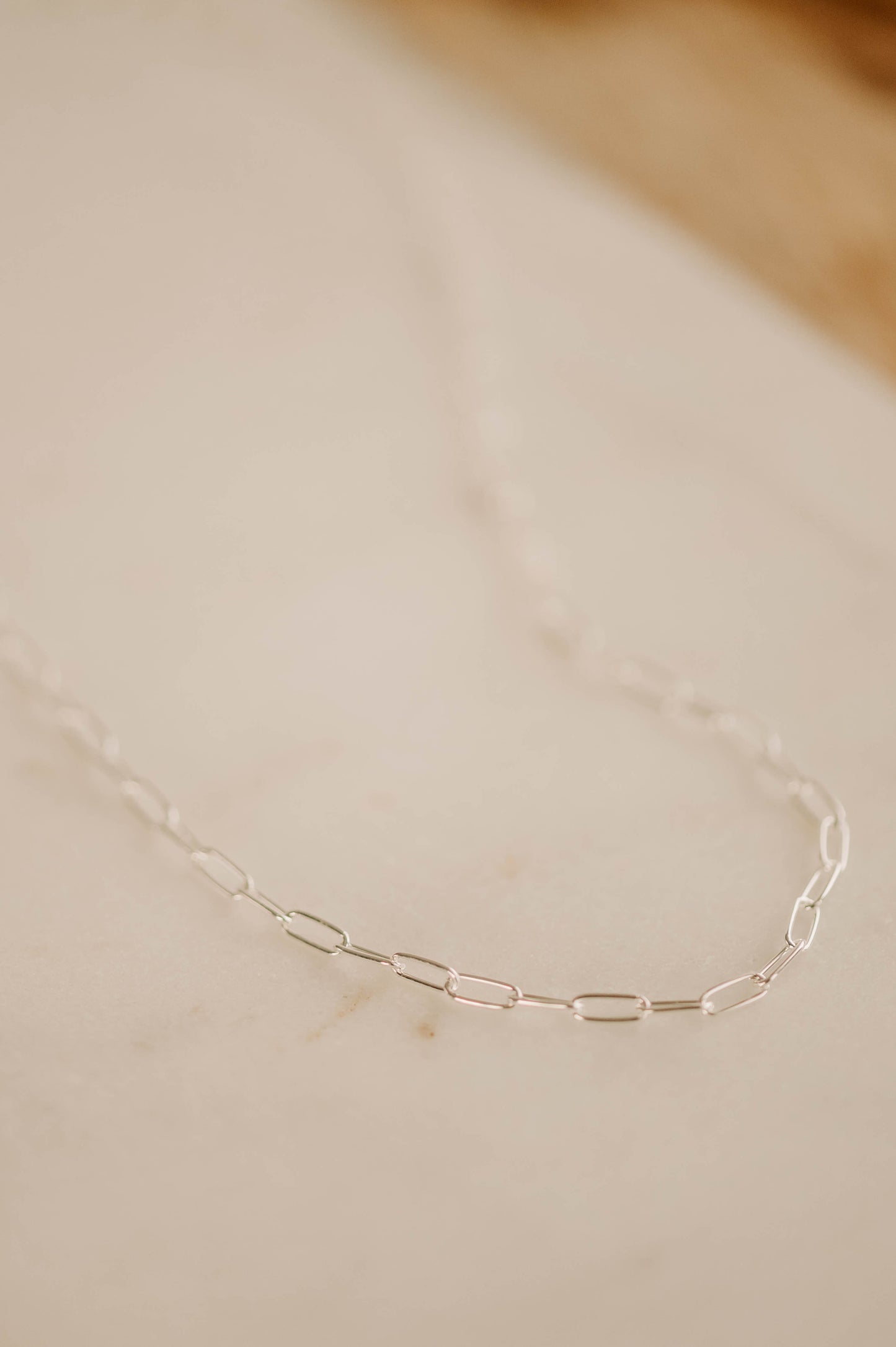 Dainty Paperclip Necklace