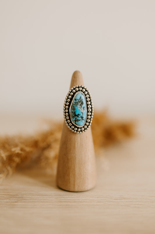 Kingman Turquoise Ring - Size 6.5