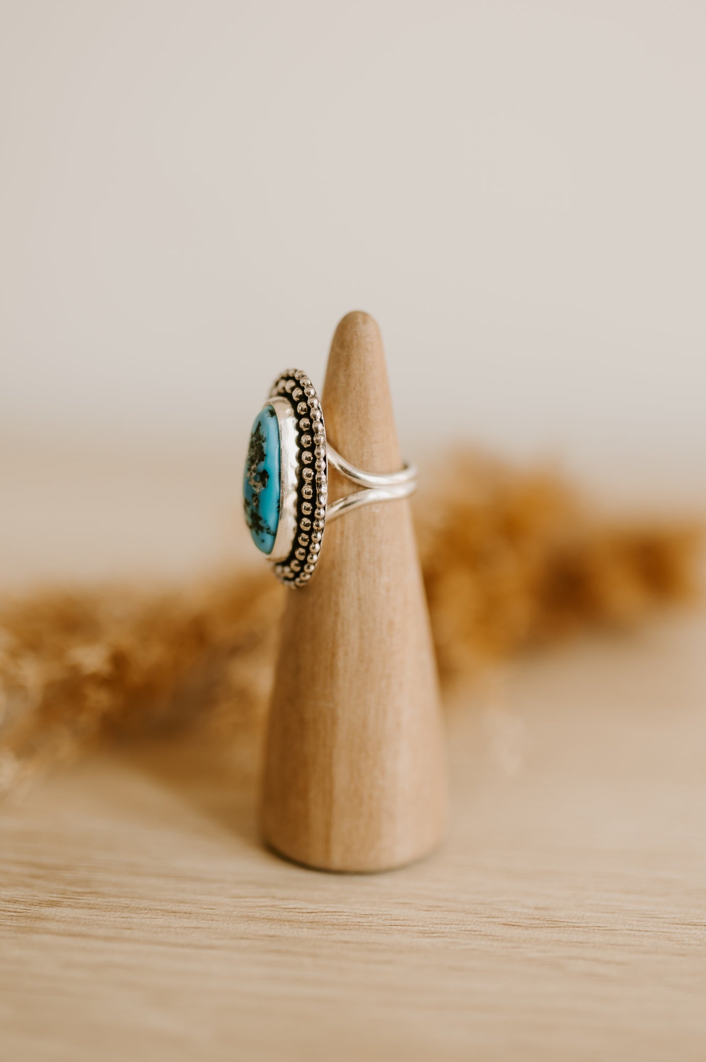 Kingman Turquoise Ring - Size 6.5