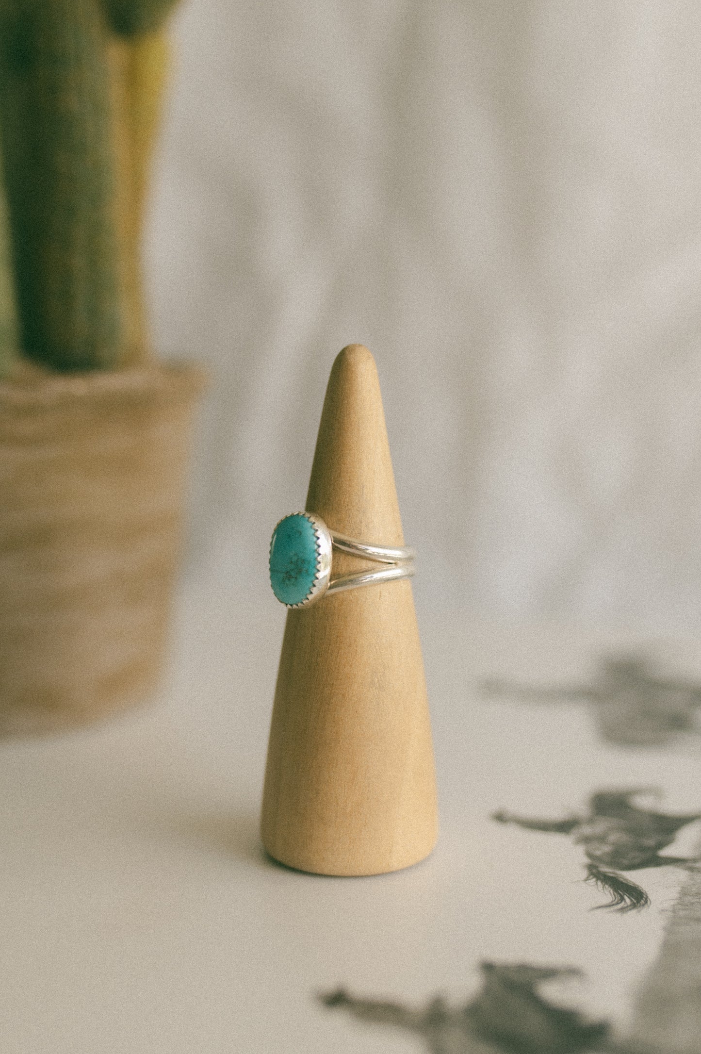Kingman Turquoise Ring - Size 9.5