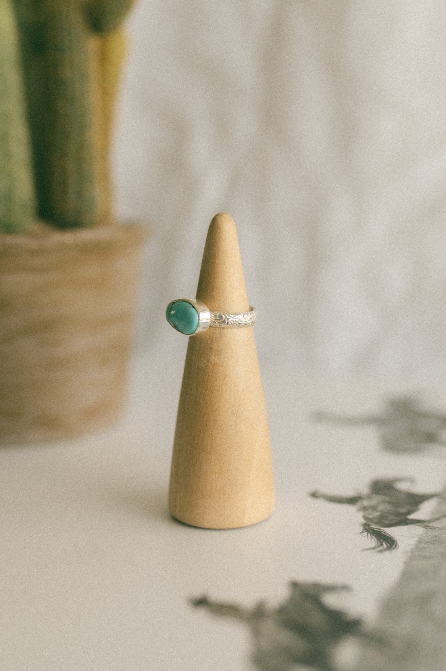Kingman Turquoise Ring - Size 6