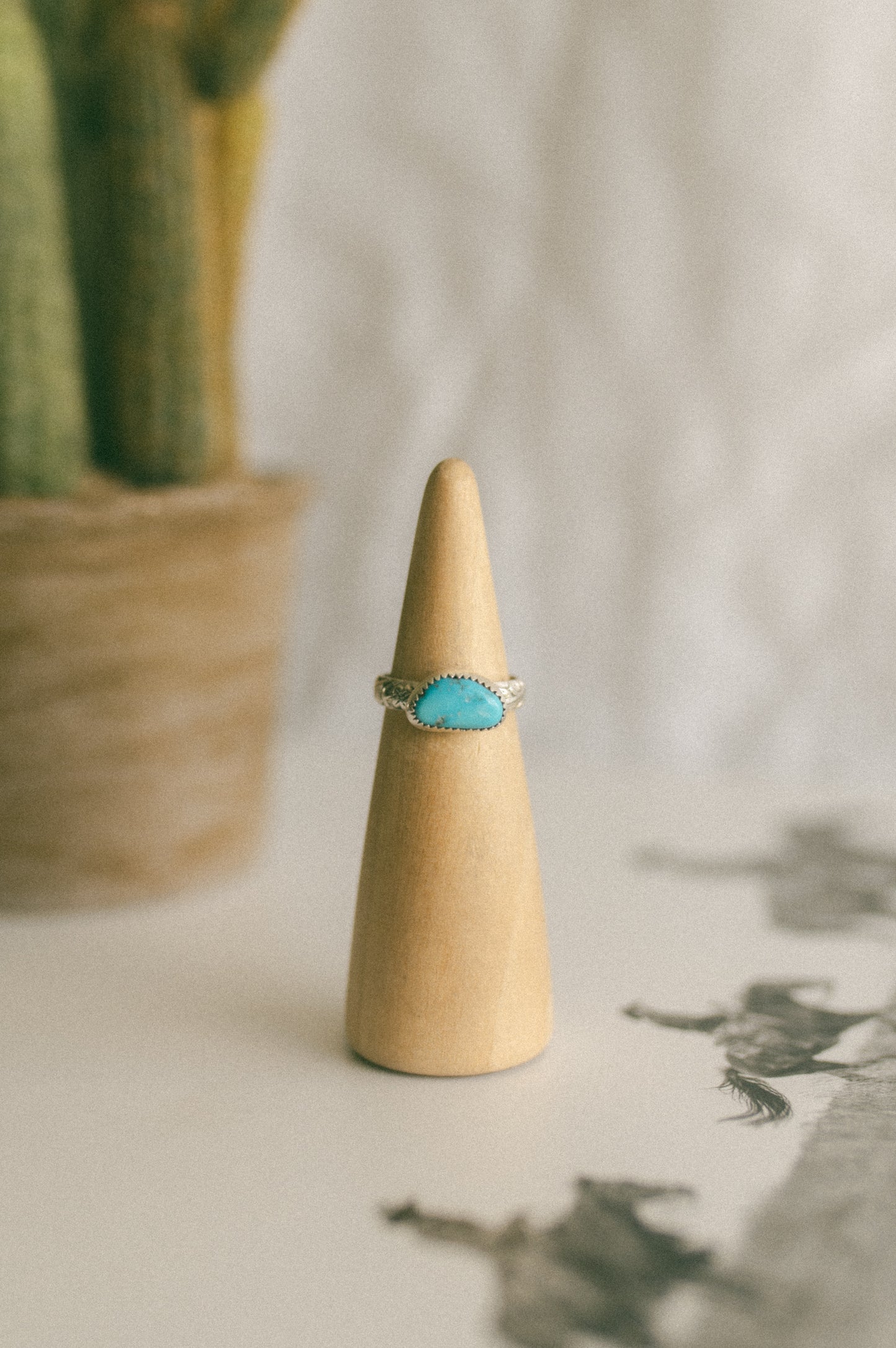 Kingman Turquoise Ring - Size 8