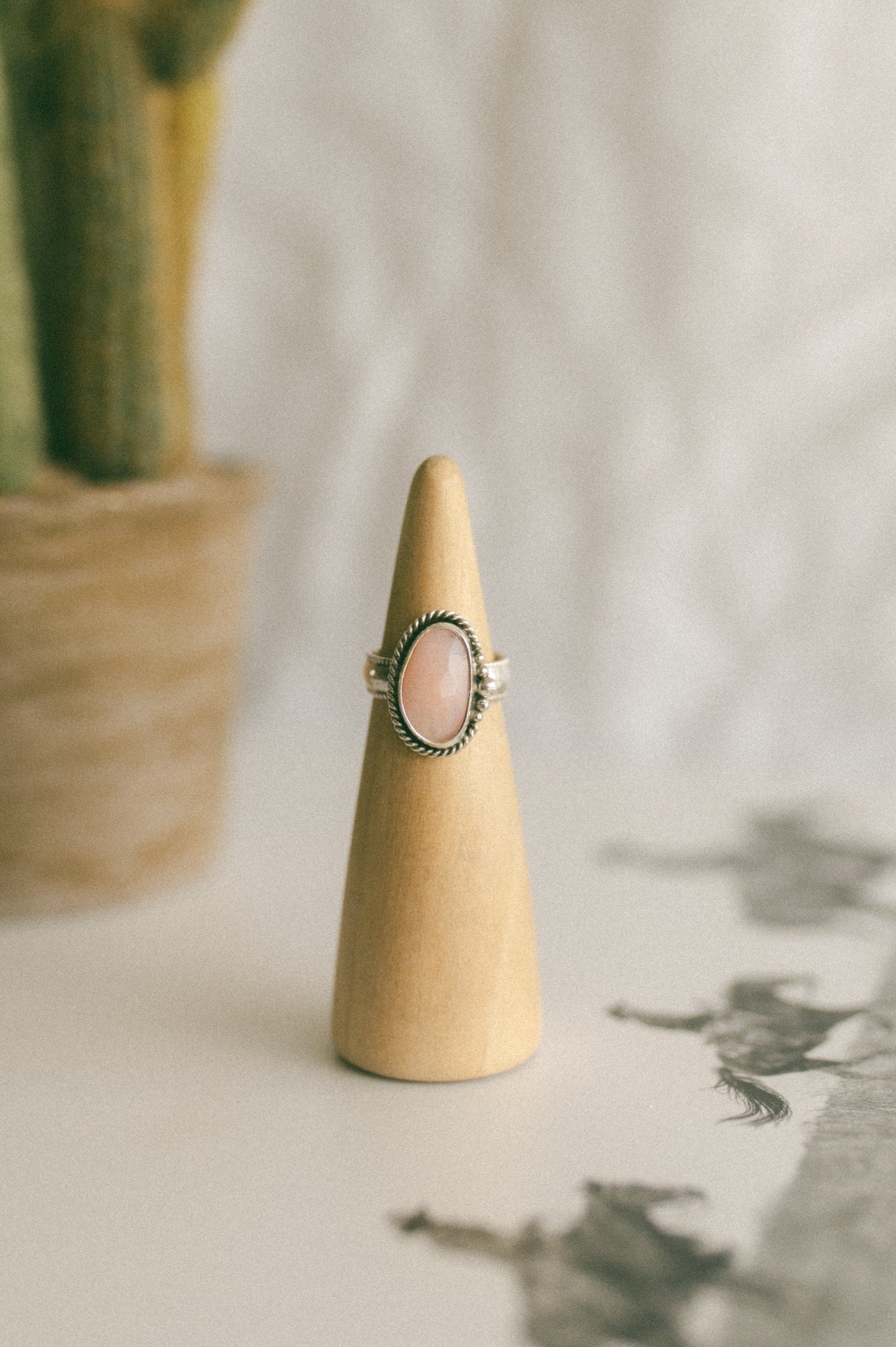 Pink Opal Ring - Size 7