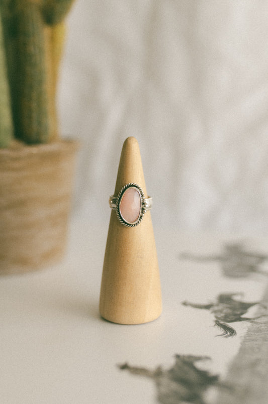 Pink Opal Ring - Size 7