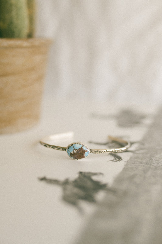 Golden Hills Turquoise Bracelet Cuff