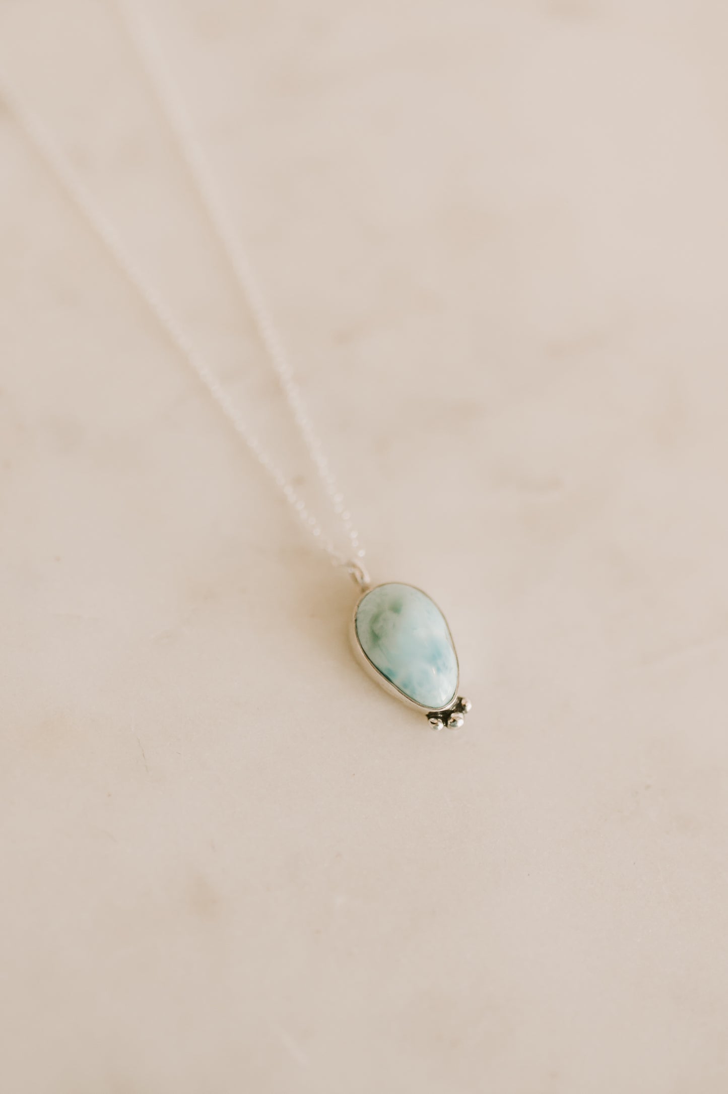 Larimar Pendant Necklace