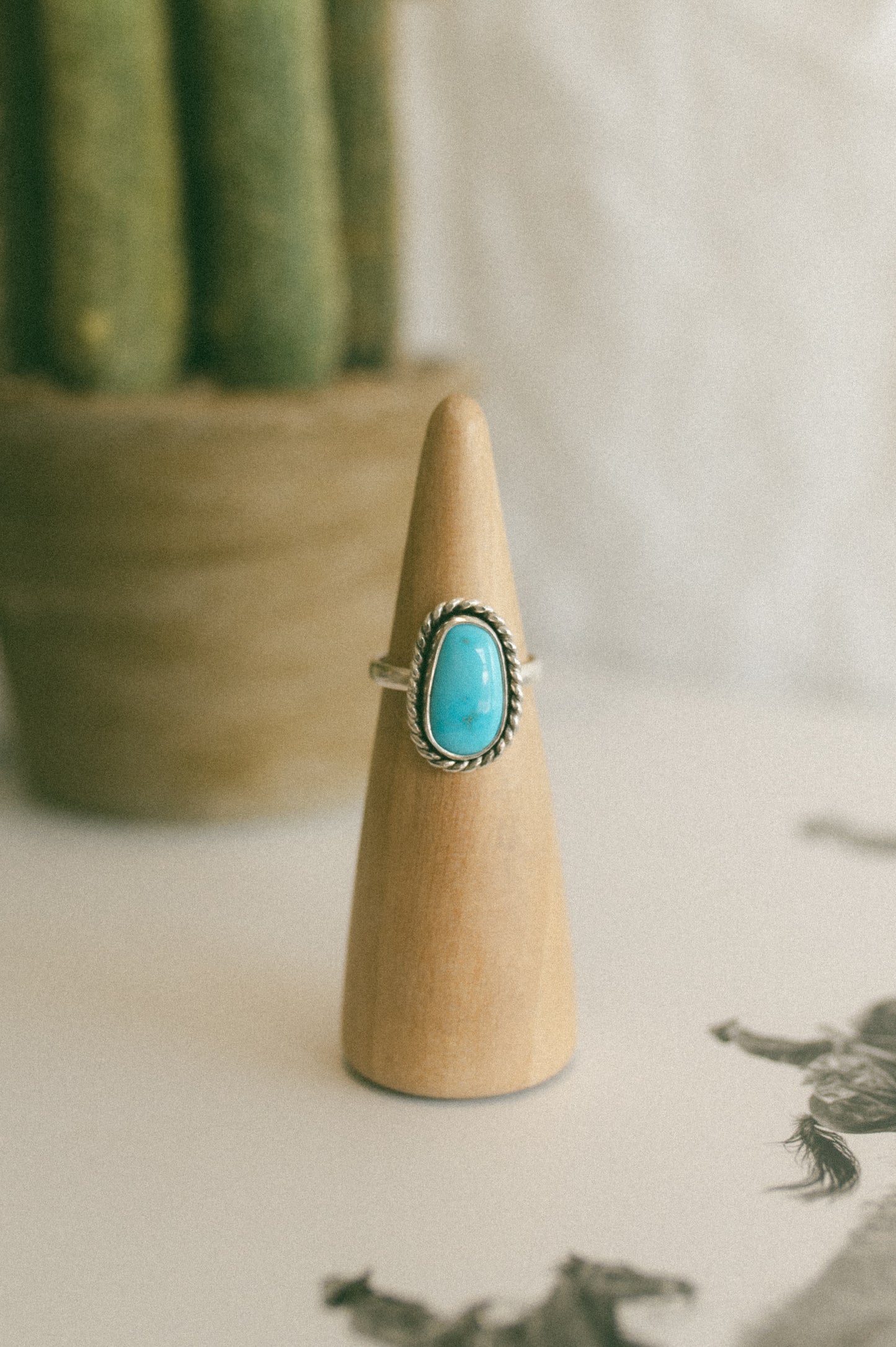 Kingman Turquoise Ring - Size 9