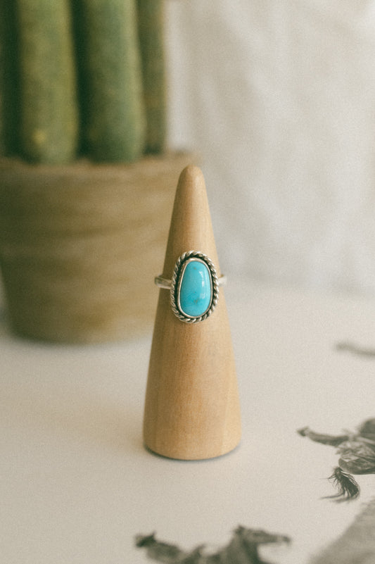 Kingman Turquoise Ring - Size 9