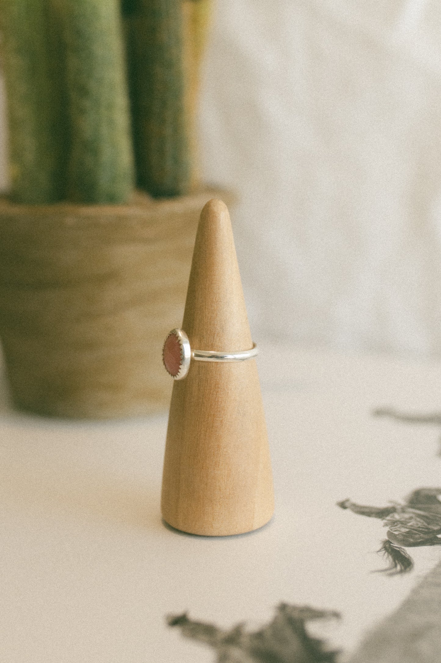 Pink Opal Ring - Size 9.5