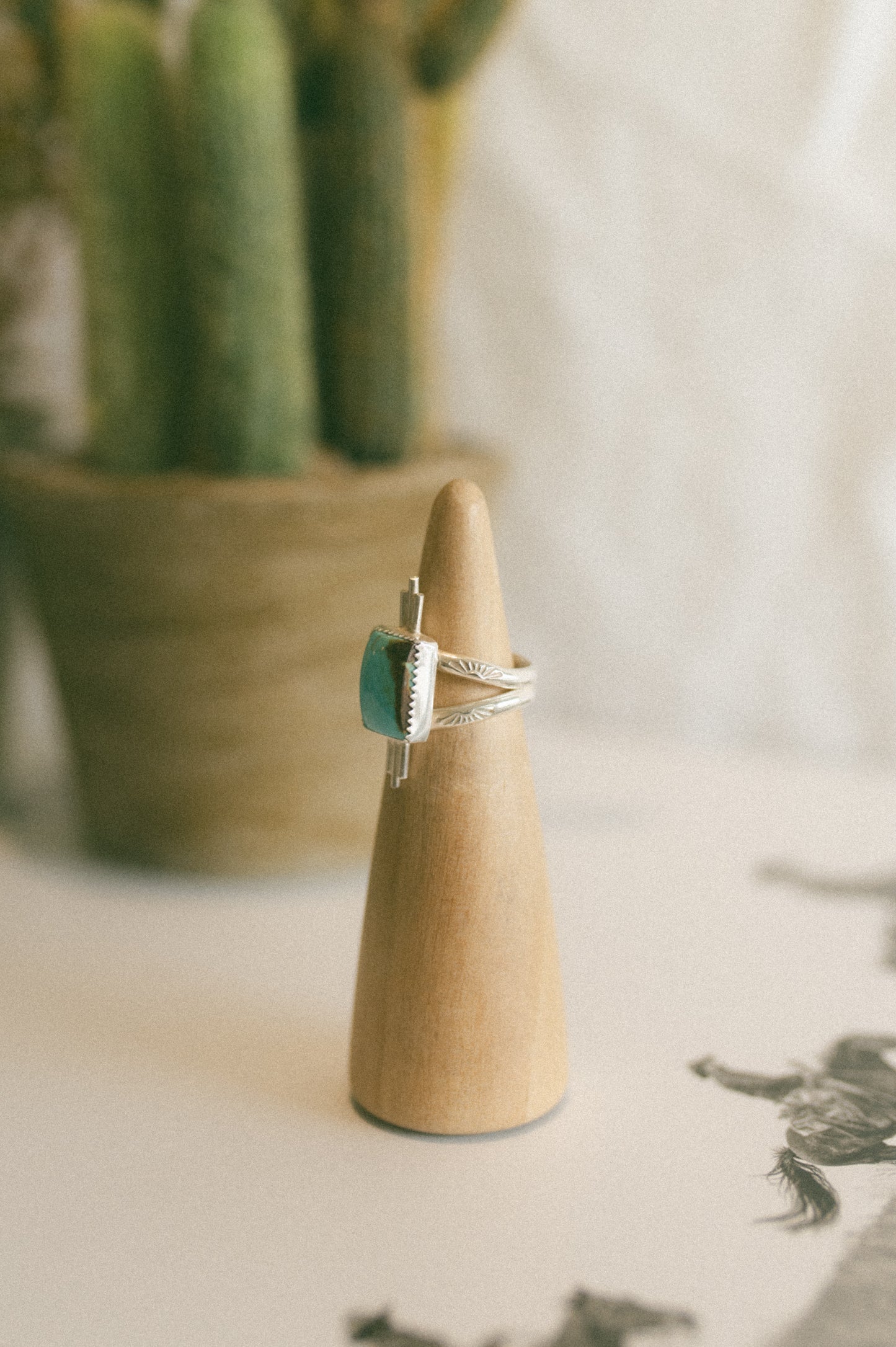 Turquoise Mountain Turquoise Ring - Size 6