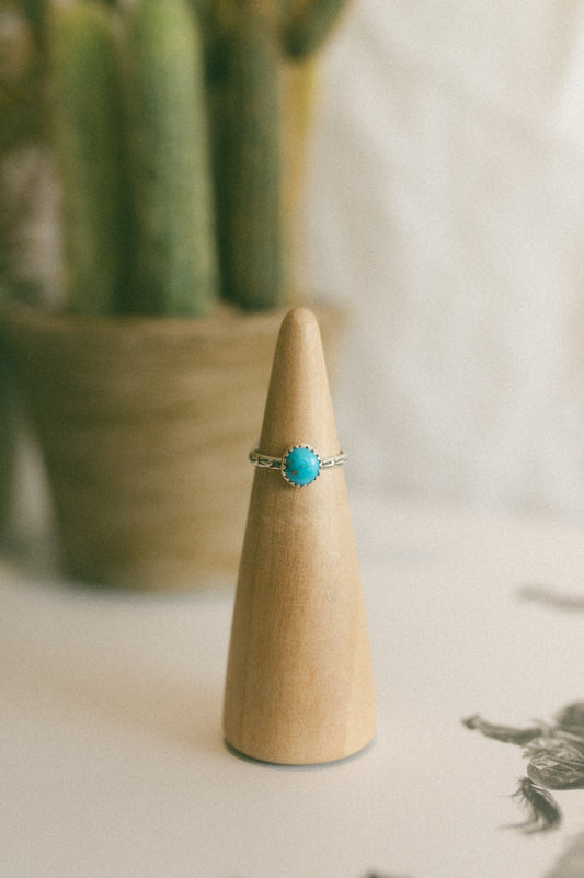 Kingman Turquoise Ring - Size 6