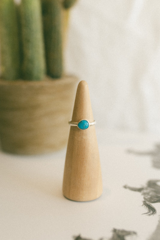 Kingman Turquoise Ring - Size 6.5
