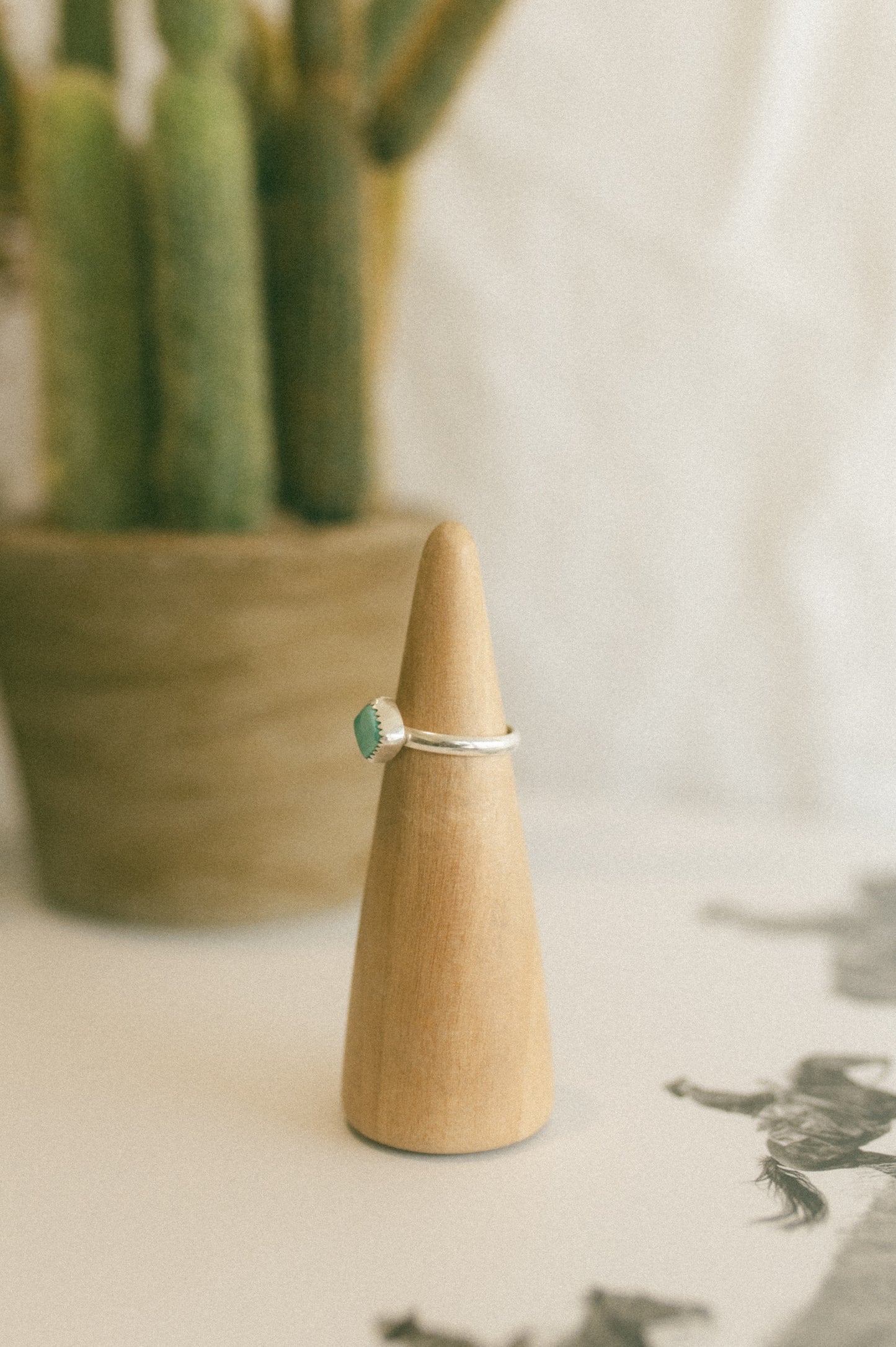 Lone Mountain Turquoise Ring - Size 6