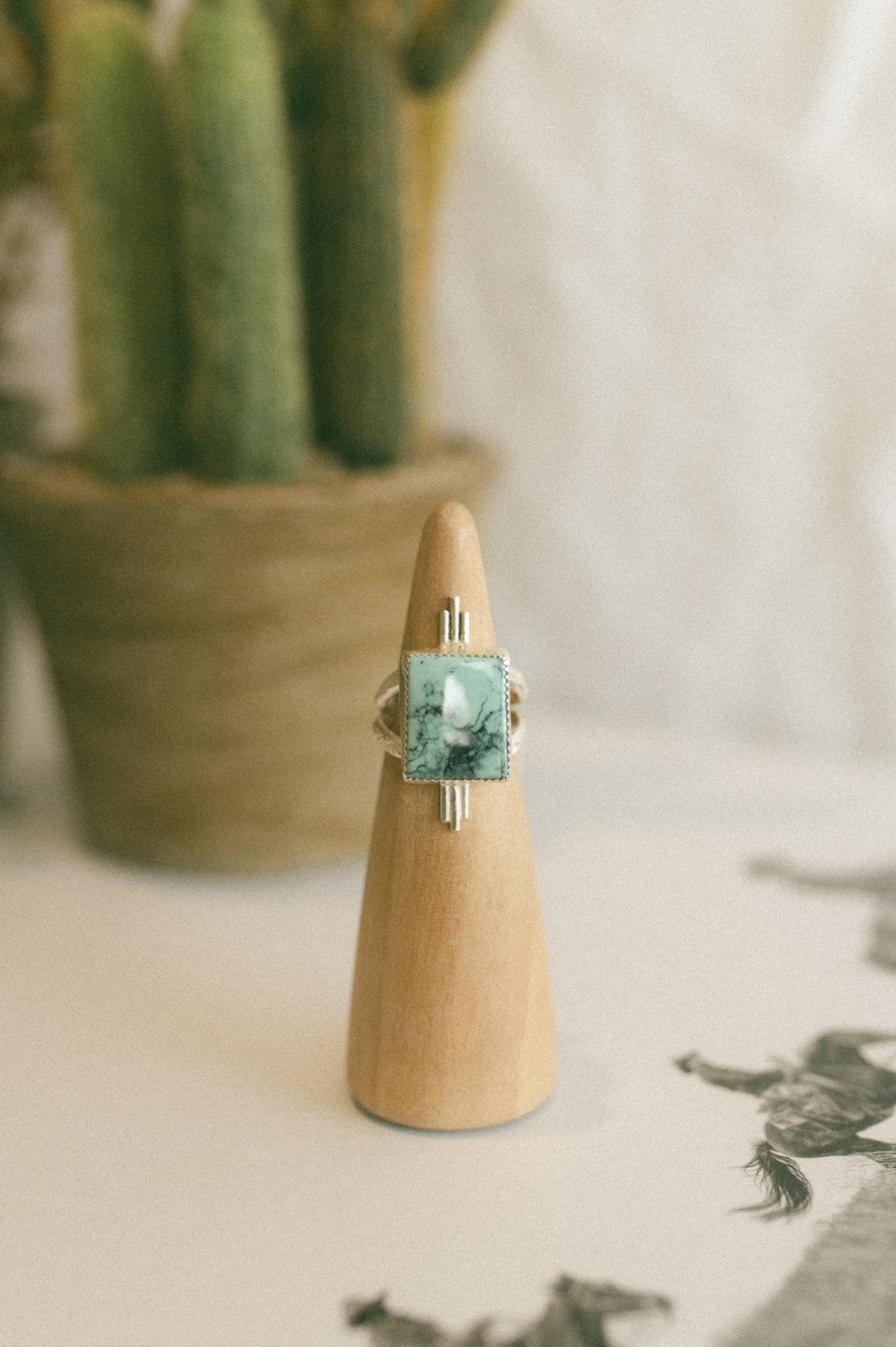 Royston Turquoise Ring - Size 7