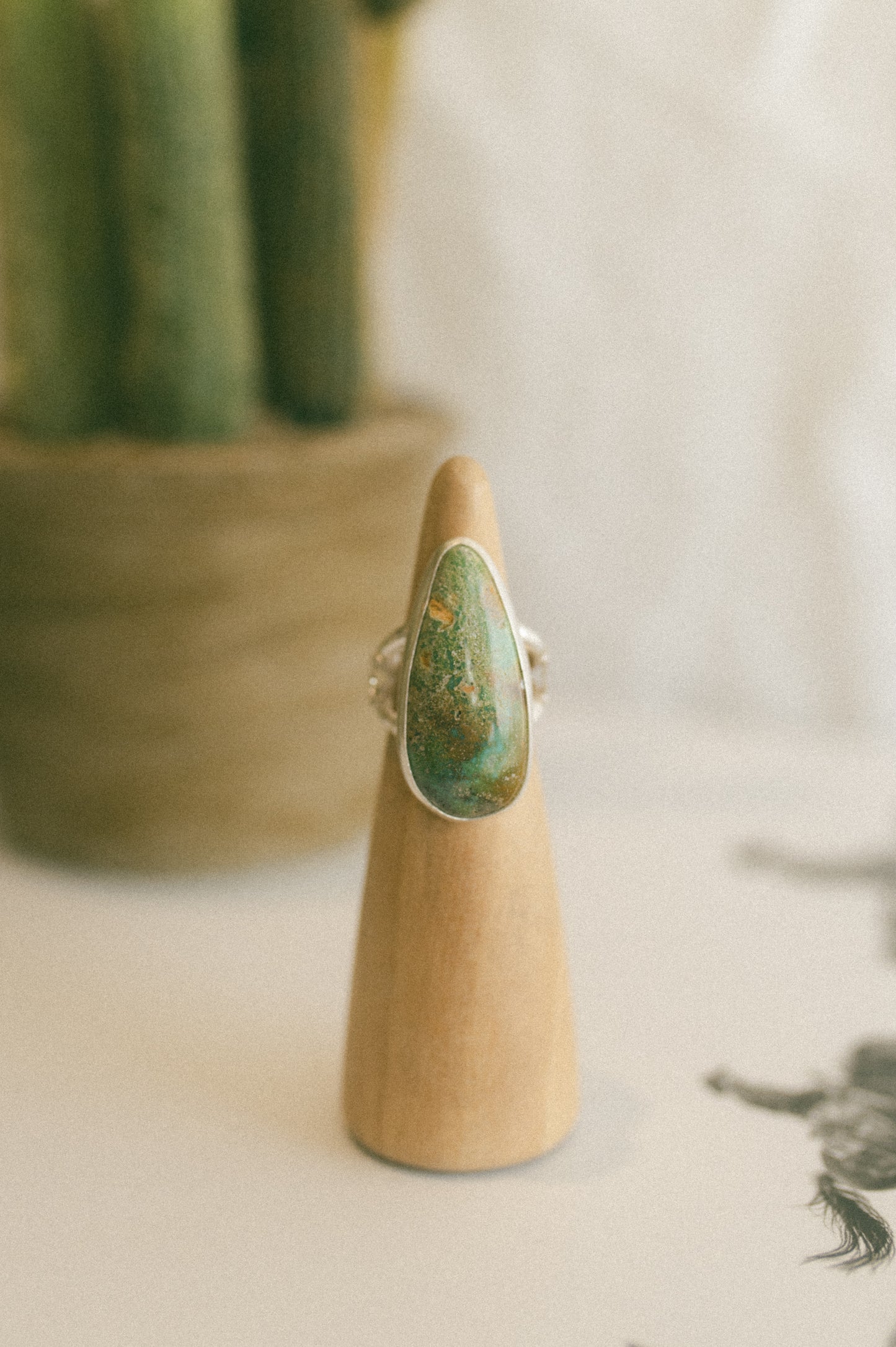 Palomino Turquoise Ring - Size 7