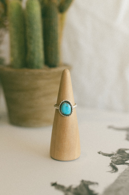 Kingman Turquoise Ring - Size 8.5