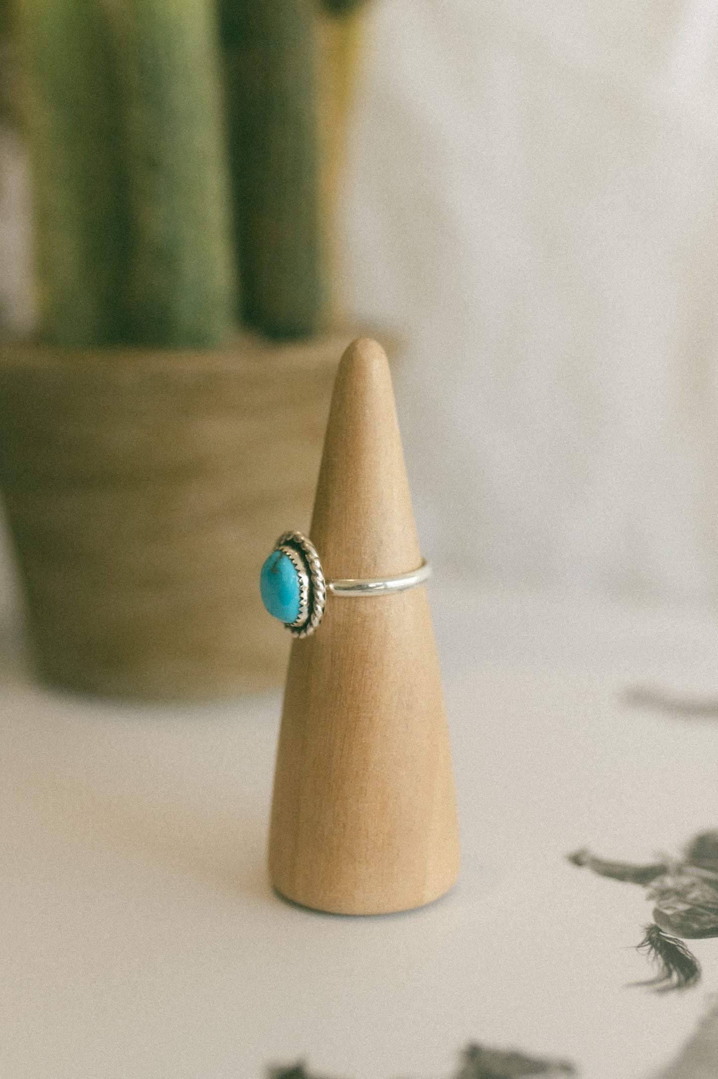 Kingman Turquoise Ring - Size 8.5