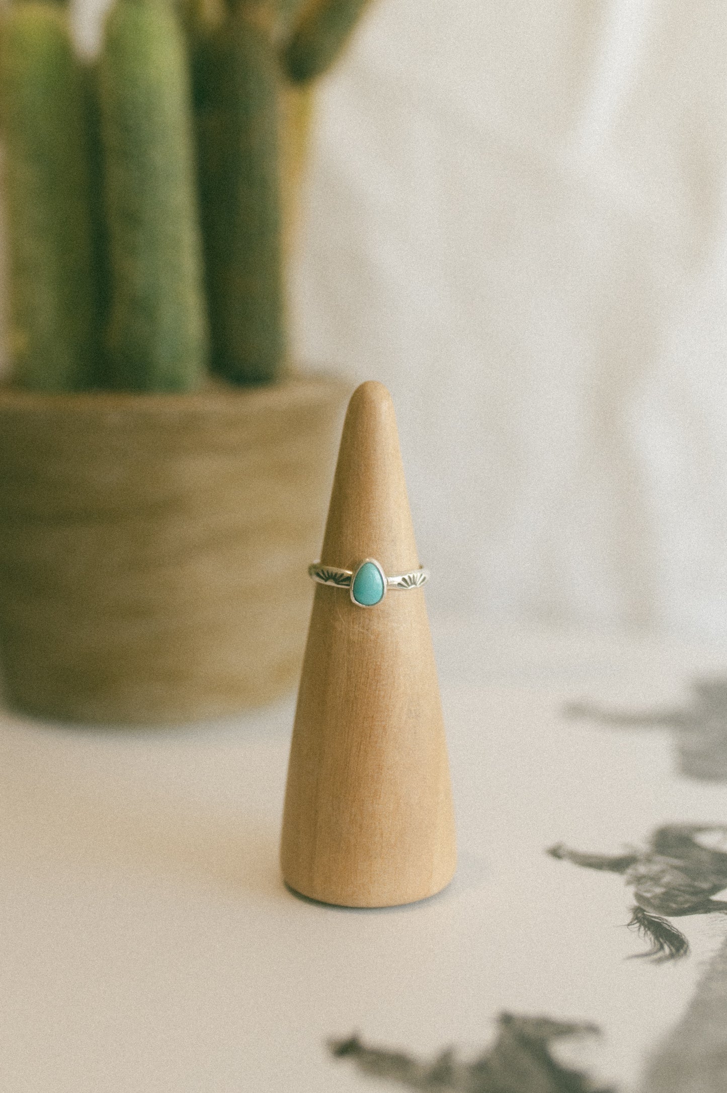 Lone Mountain Turquoise Ring - Size 7