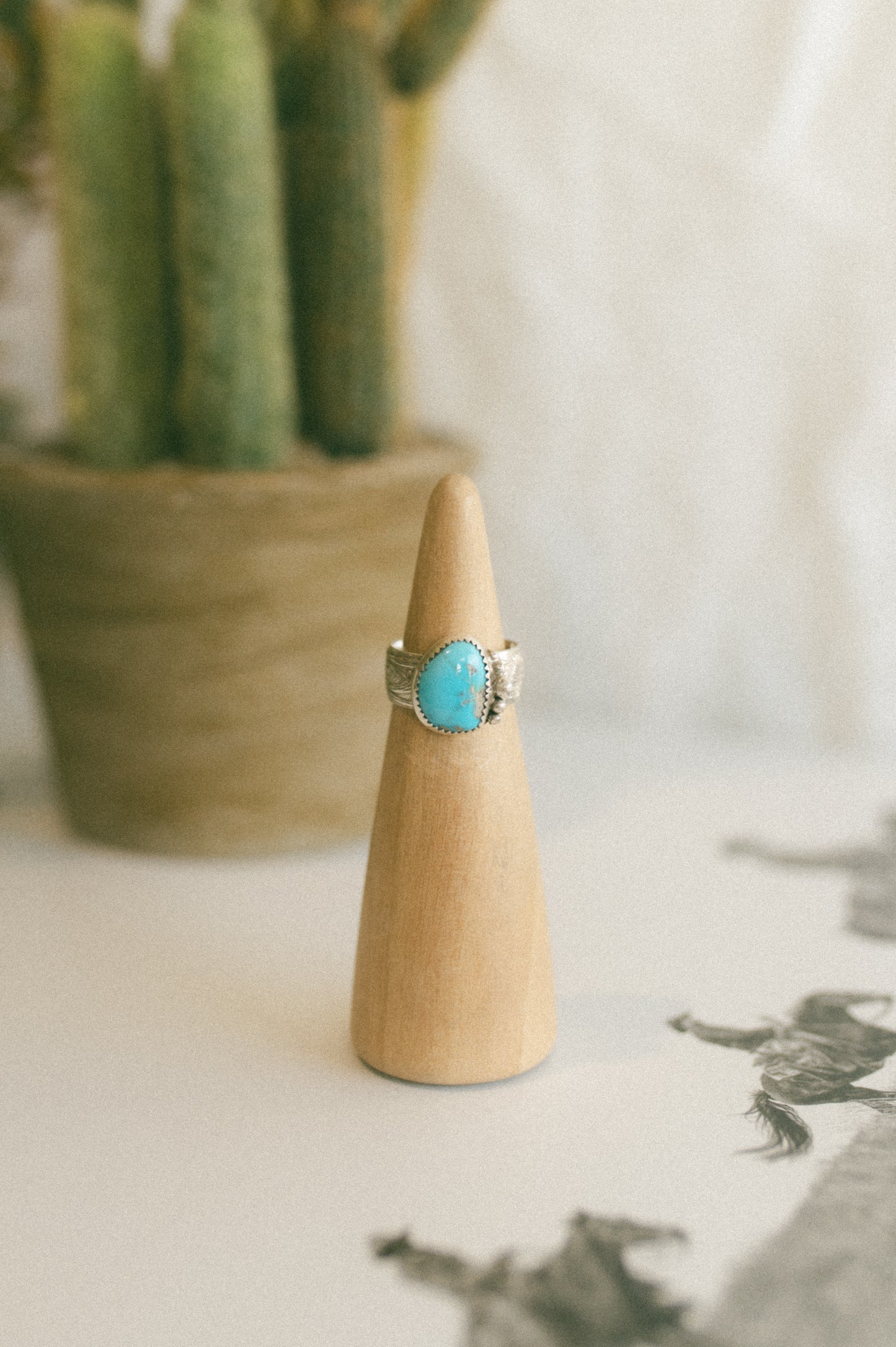 Kingman Turquoise Ring - Size 6