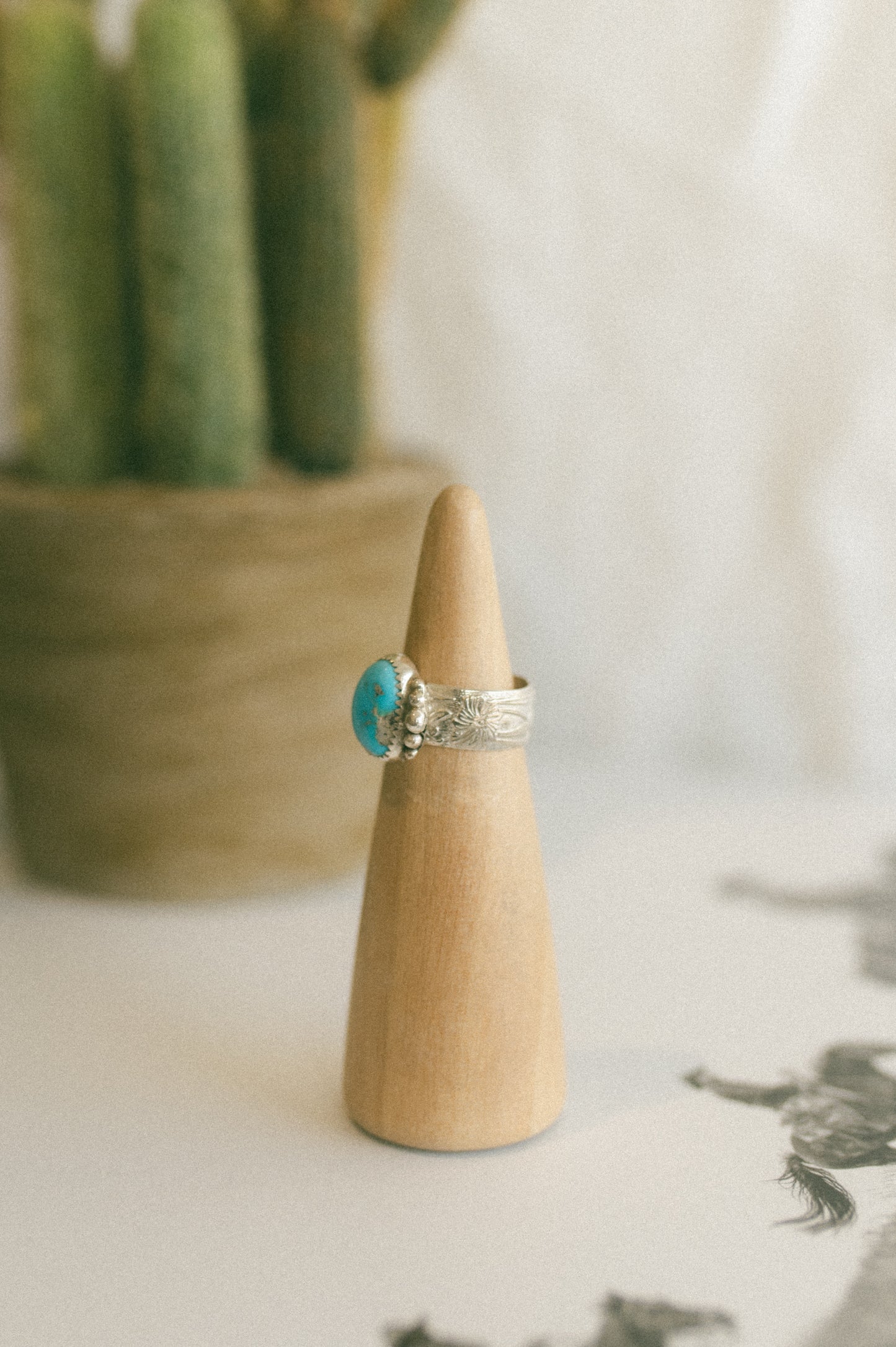 Kingman Turquoise Ring - Size 6