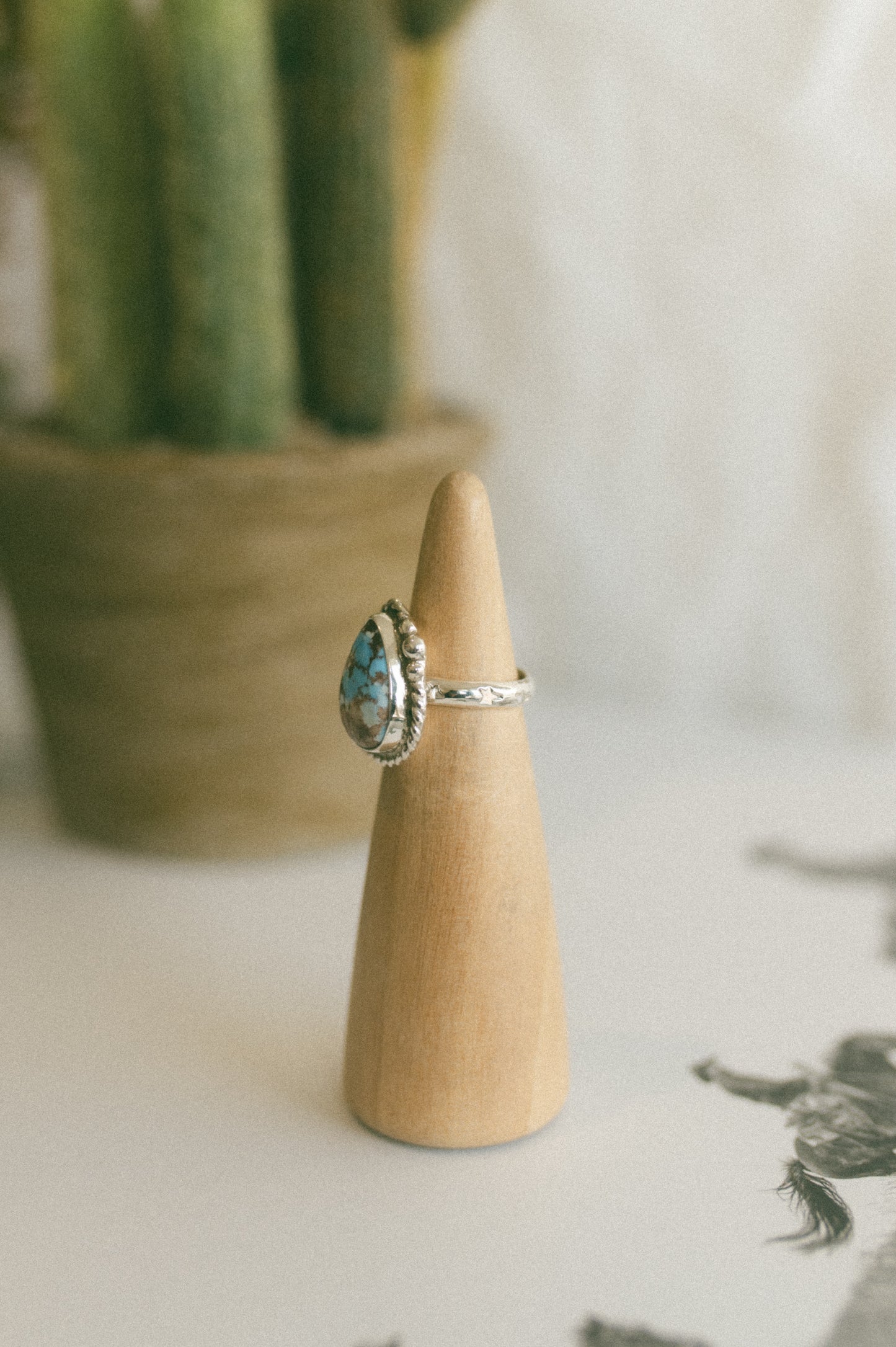 Golden Hills Turquoise Ring - Size 5.5