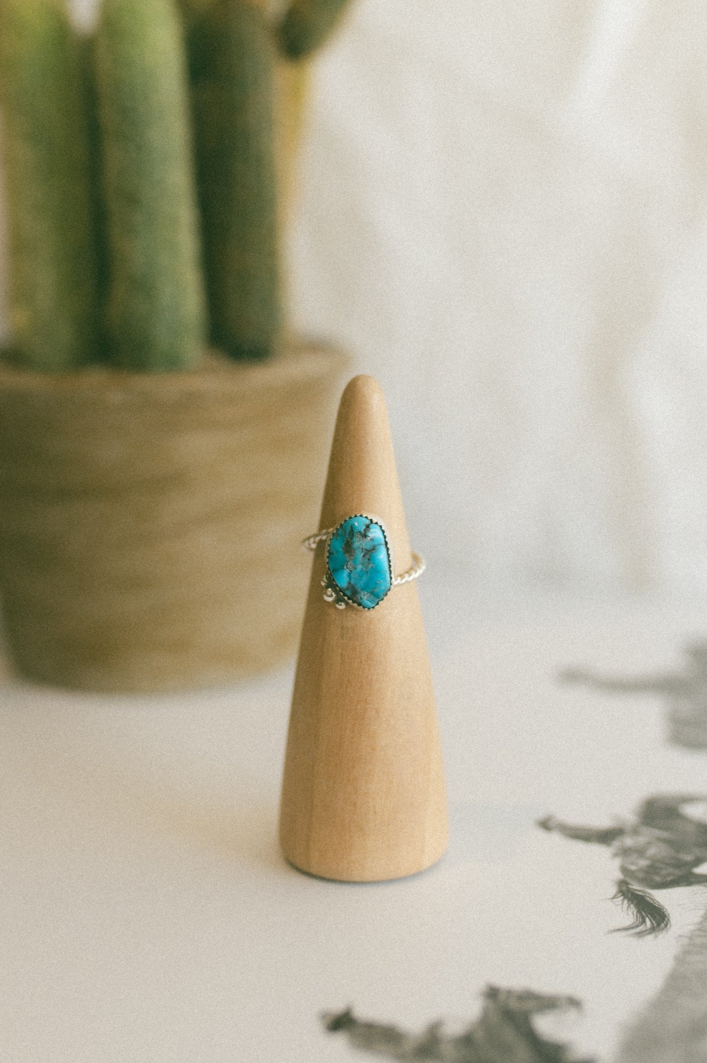 Kingman Turquoise Ring - Size 7