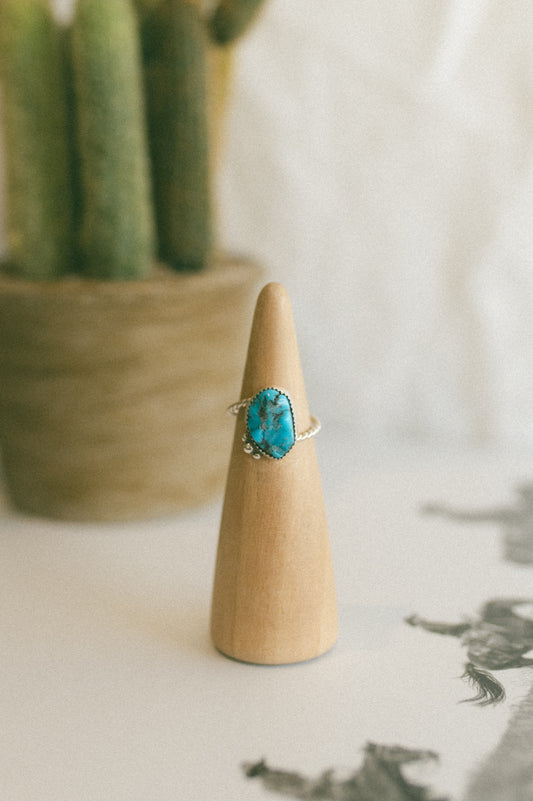 Kingman Turquoise Ring - Size 7