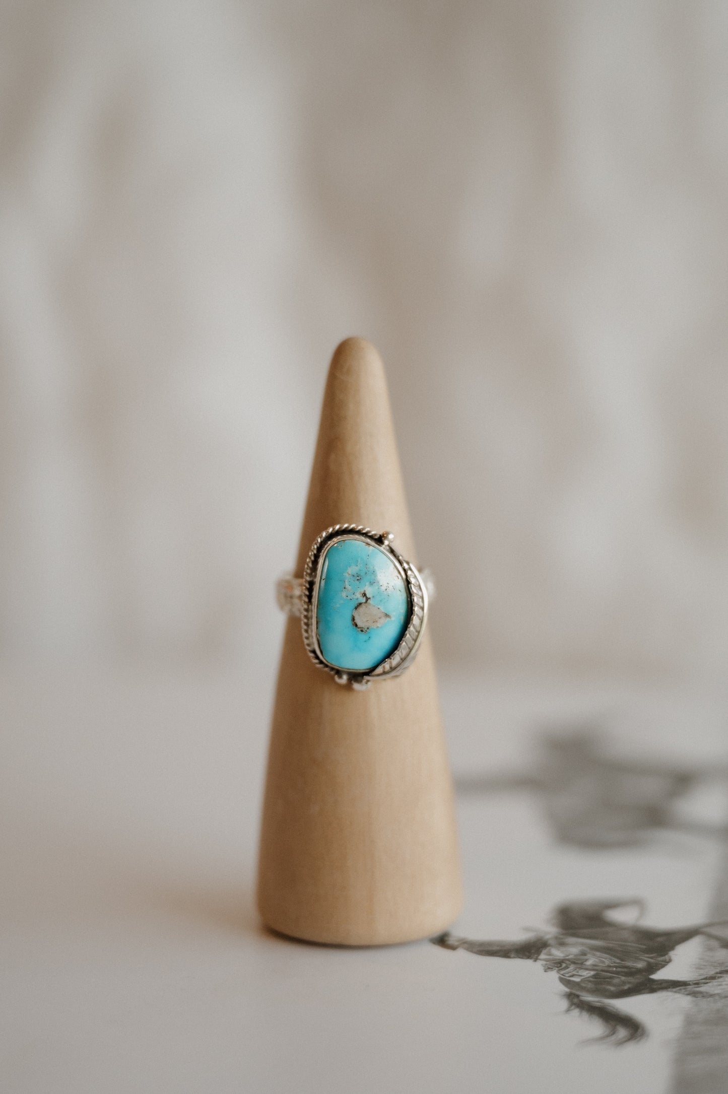 Kingman Turquoise Ring - Size 9
