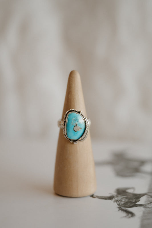 Kingman Turquoise Ring - Size 9